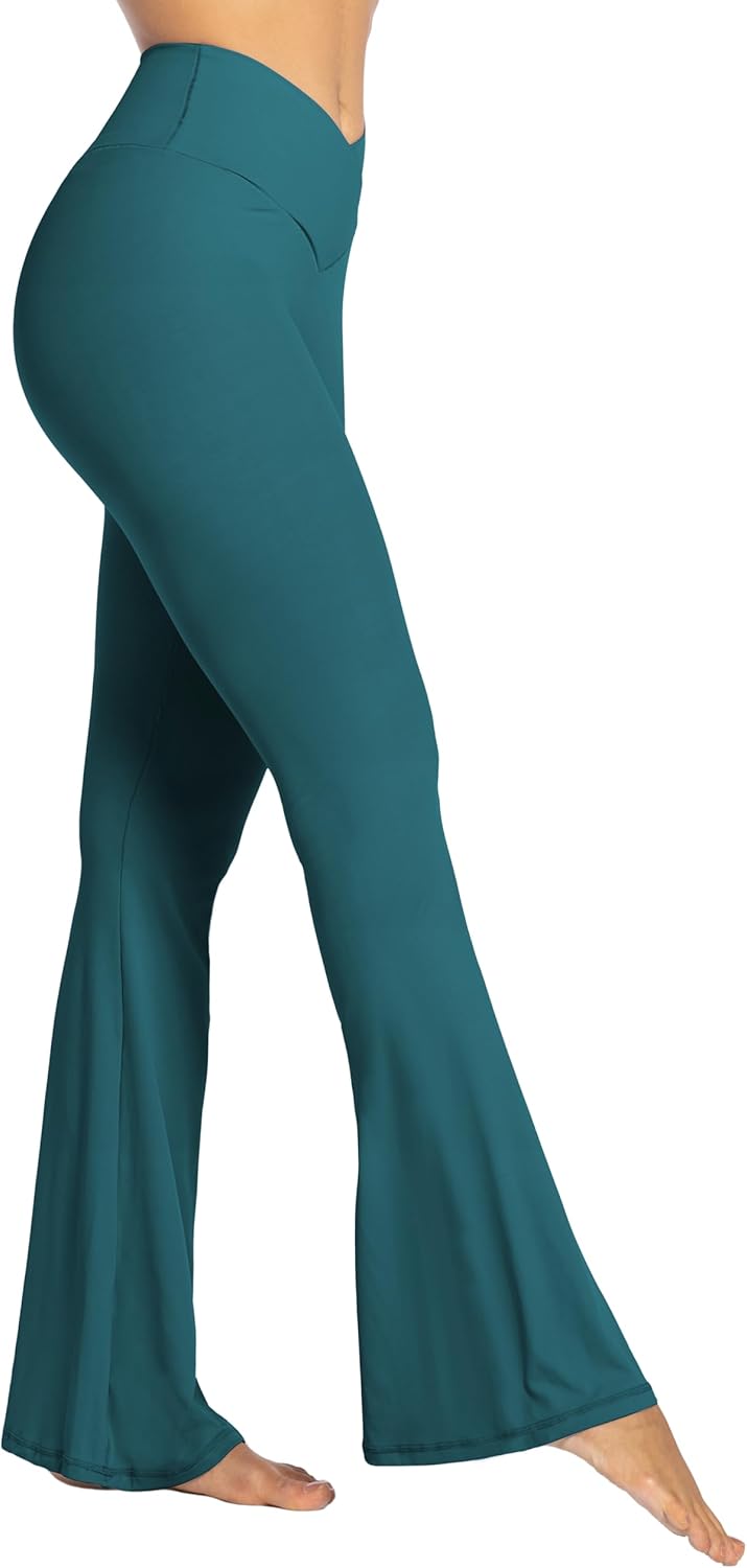 Sunzel Flare Leggings, Crossover Yoga