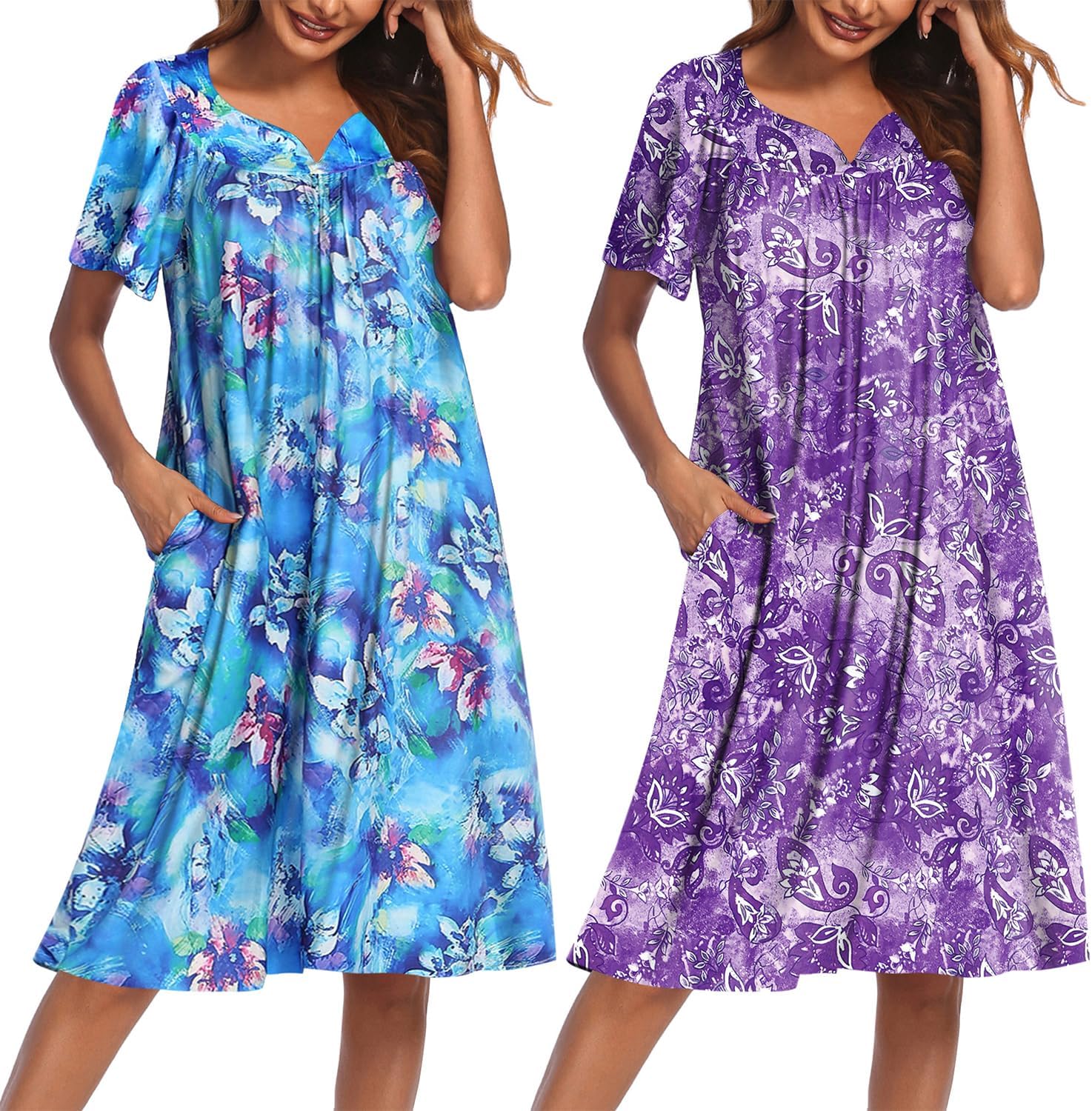 Ekouaer 2 Pack House Dresses