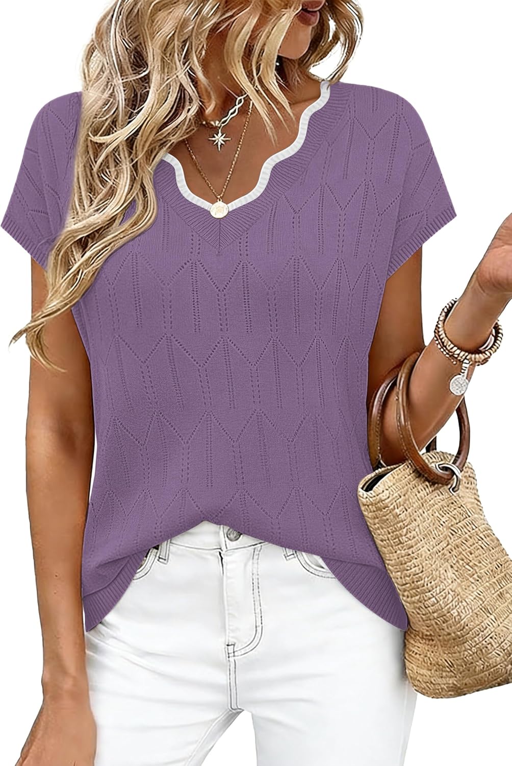 WIHOLL Womens Summer Tops Cap
