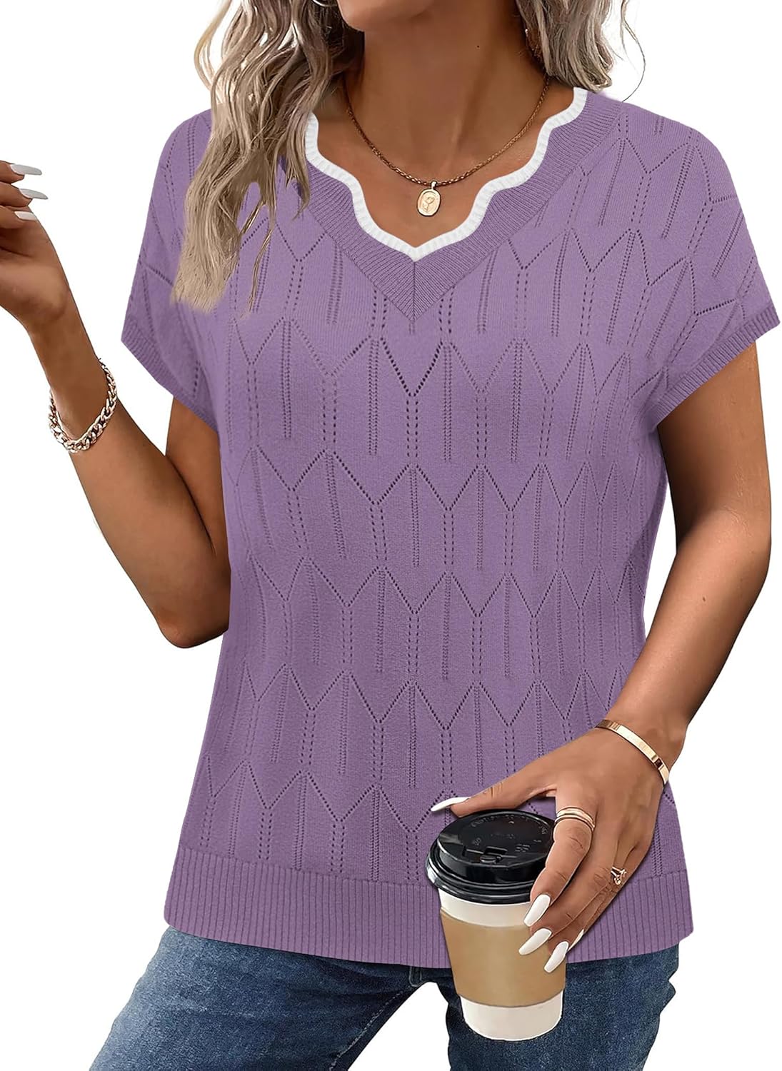 WIHOLL Womens Summer Tops Cap