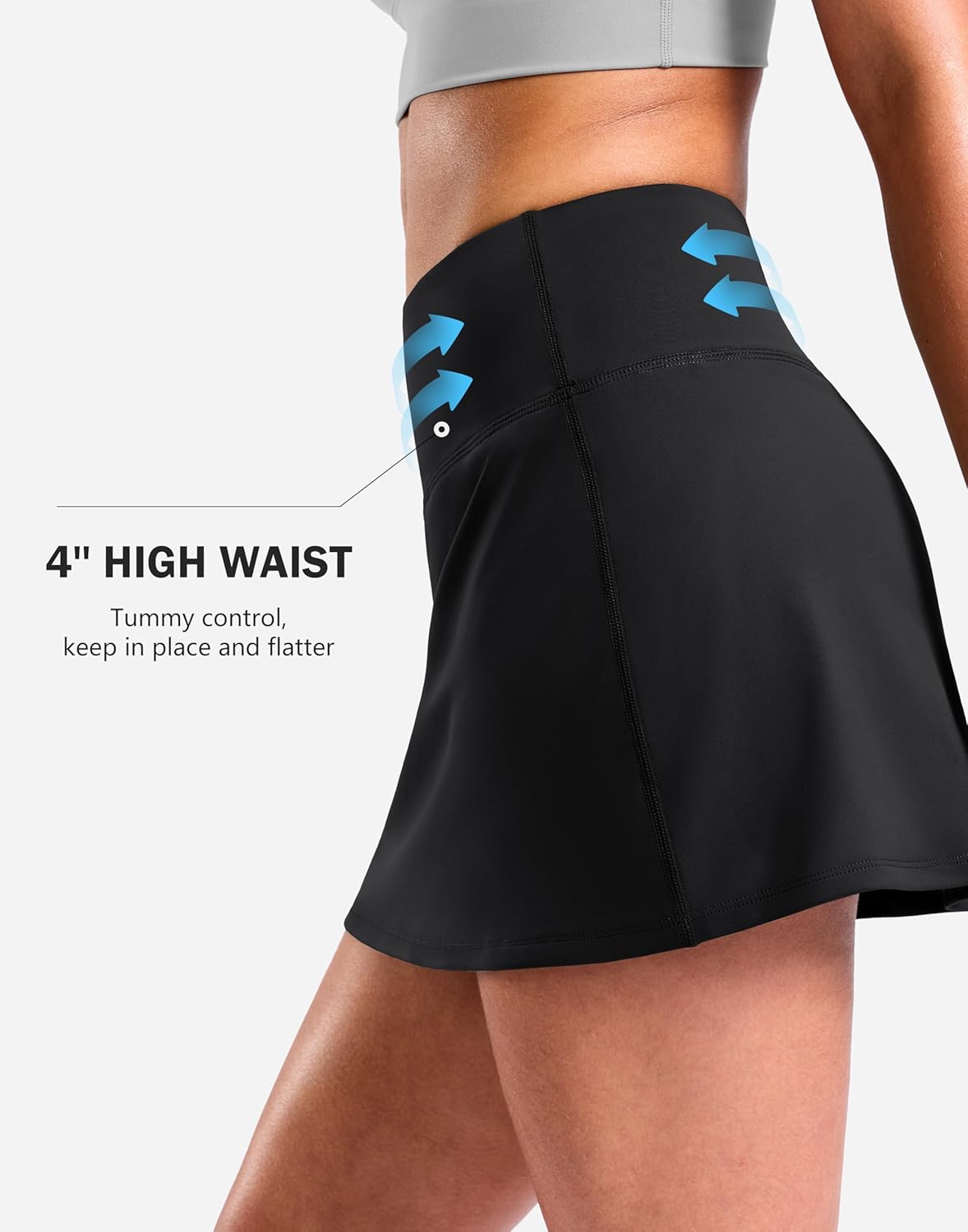 SANTINY 13.5"/15" Skorts for Women