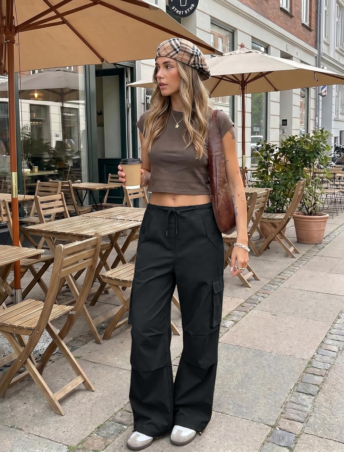 COPYLEAF Cargo Pants Women Low