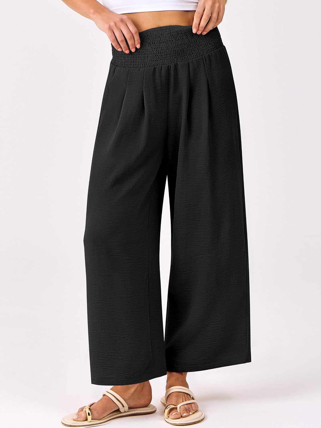 ANRABESS Womens Wide Leg Palazzo