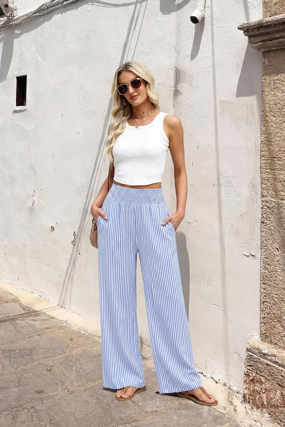 Sampeel Wide Leg Pants Woman