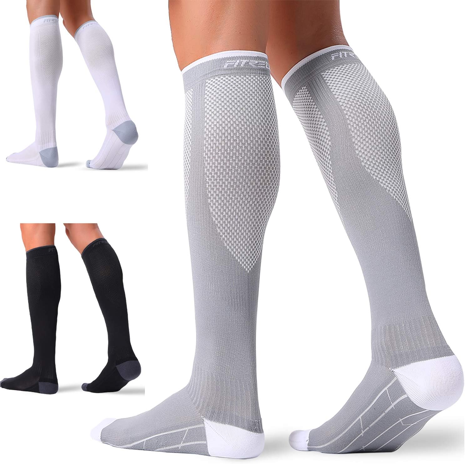 FITRELL 3 Pairs Compression Socks