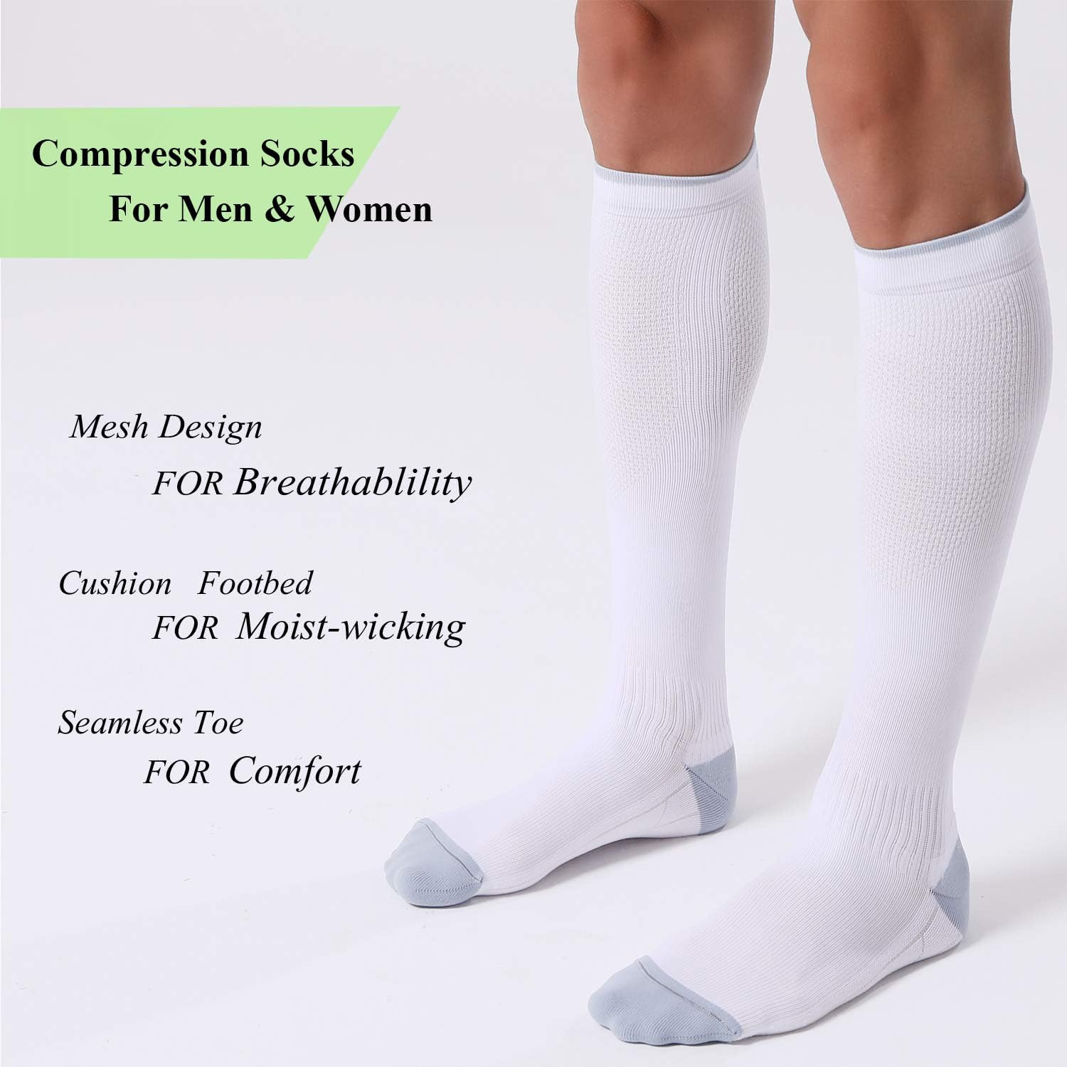 FITRELL 3 Pairs Compression Socks