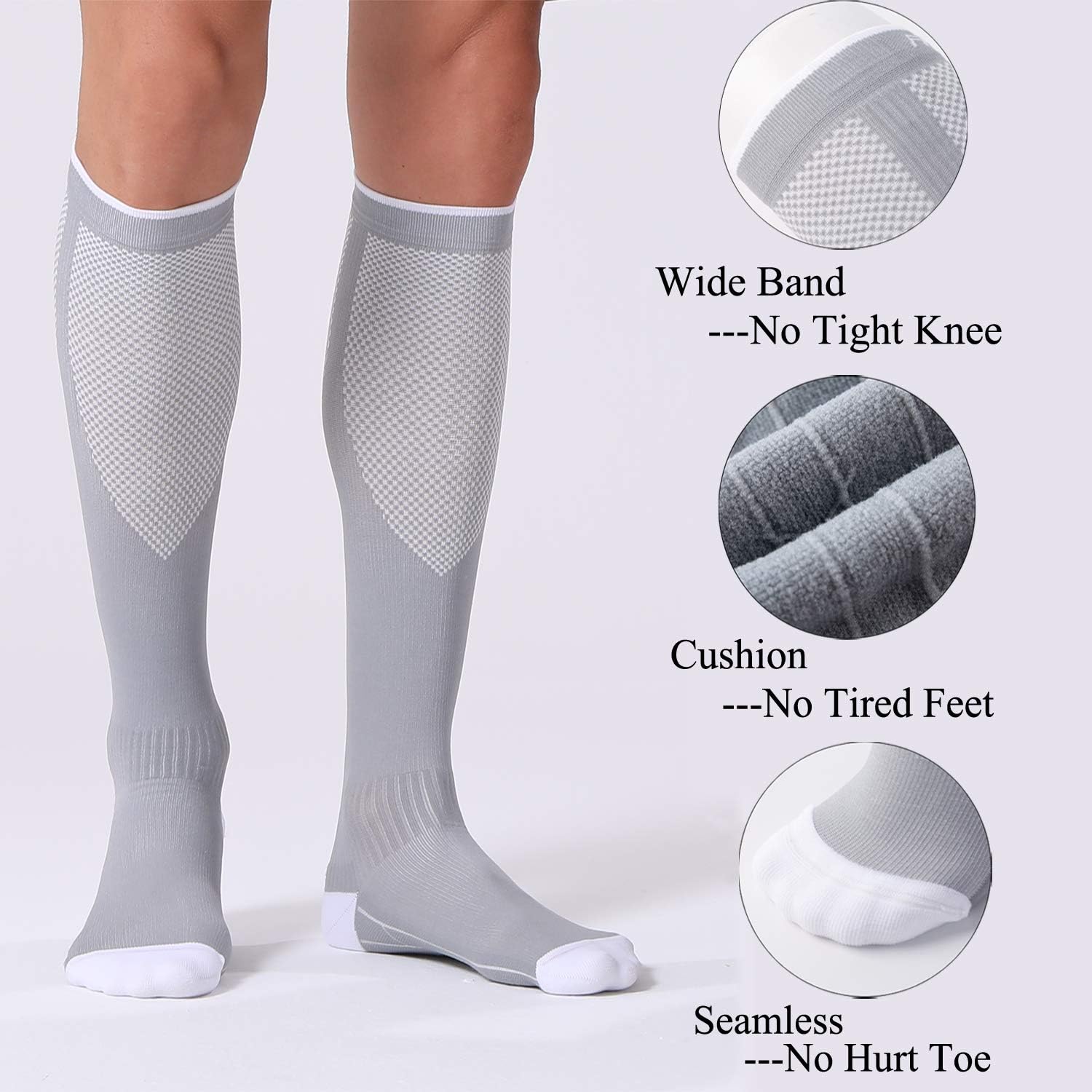 FITRELL 3 Pairs Compression Socks
