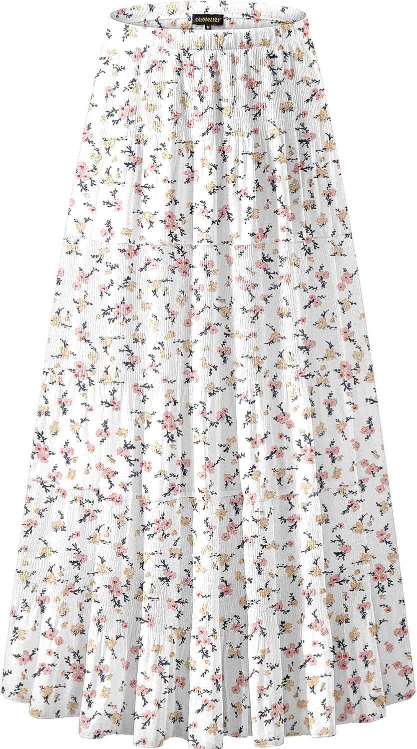 NASHALYLY Women's Chiffon Elastic High