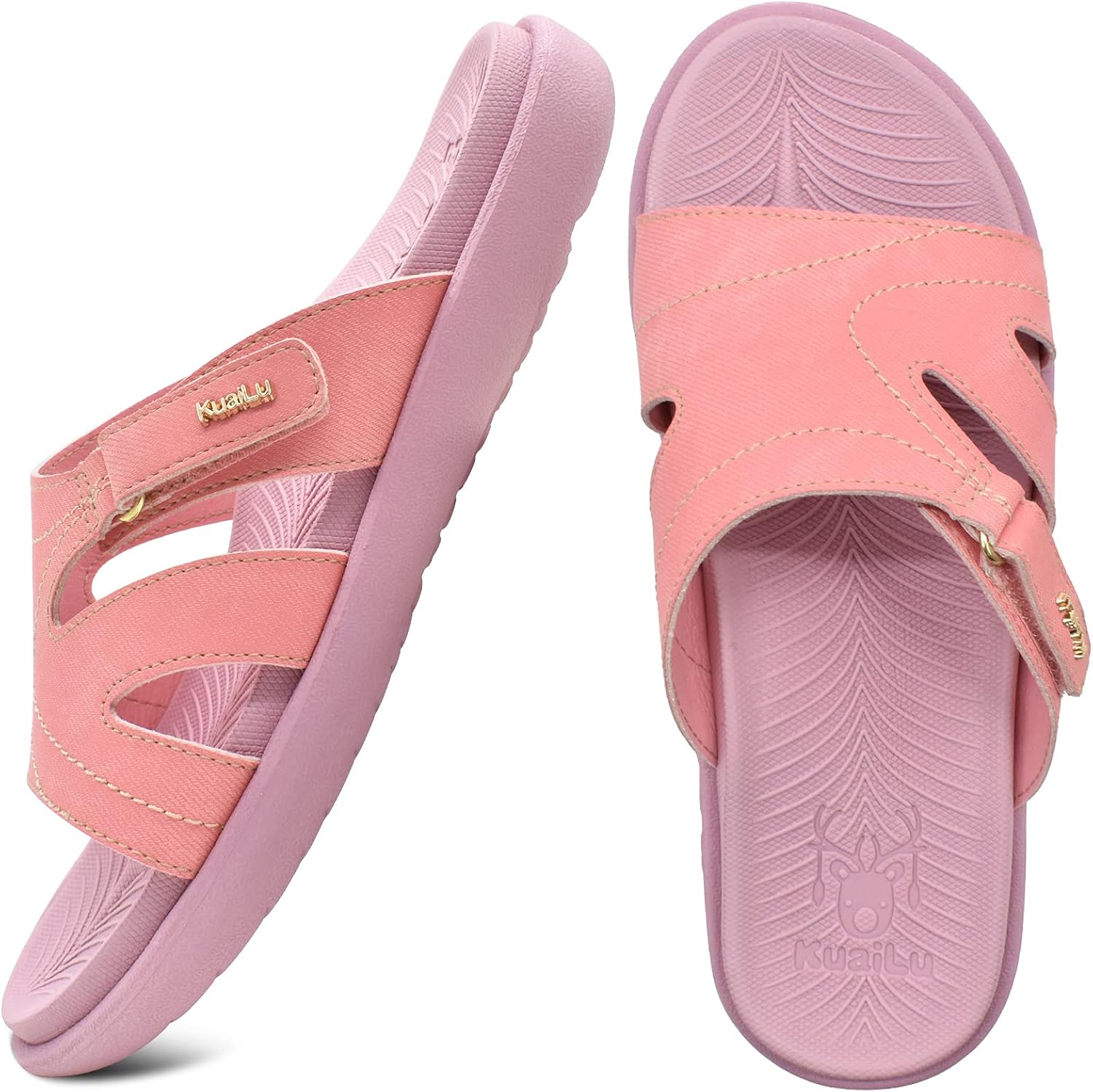 KuaiLu Womens Fashion Orthotic Slides