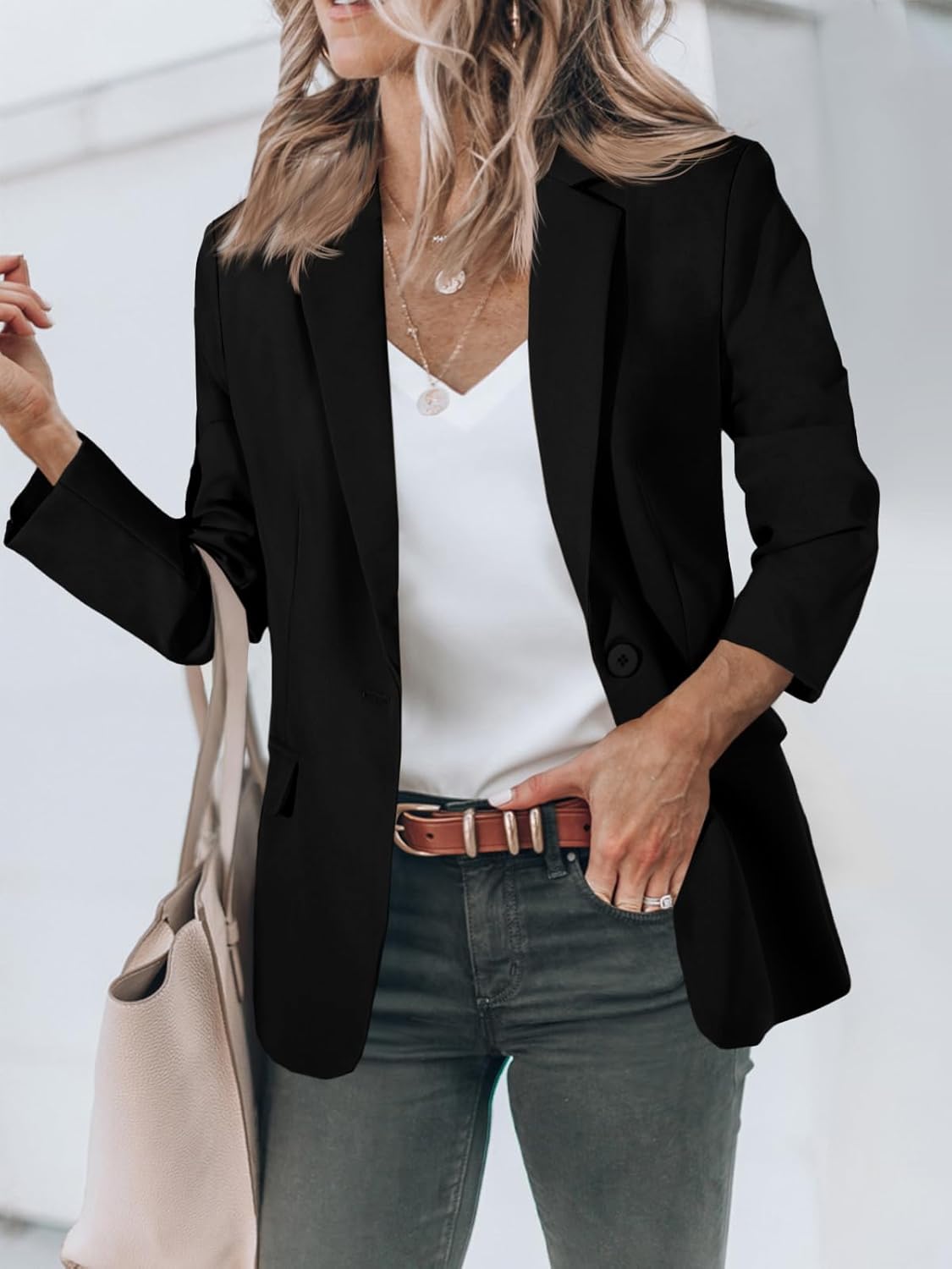 Cicy Bell Womens Casual Blazers