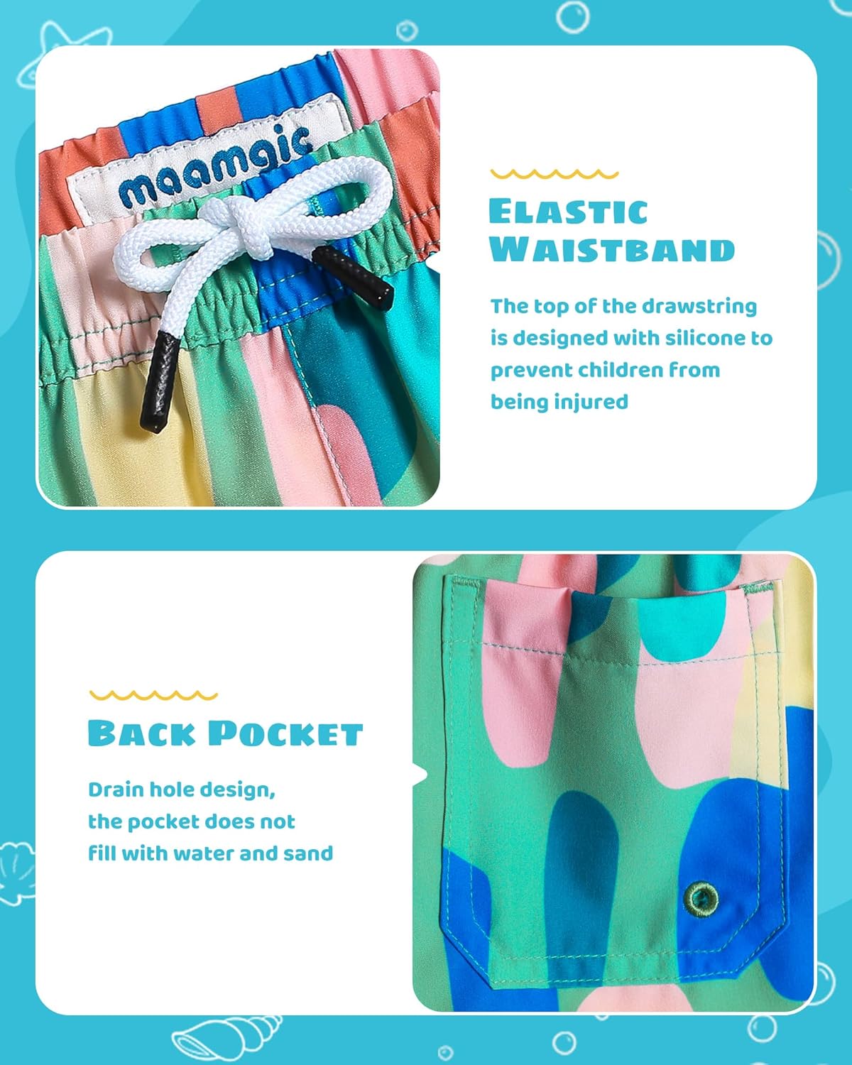 maamgic Boys Swim Trunks