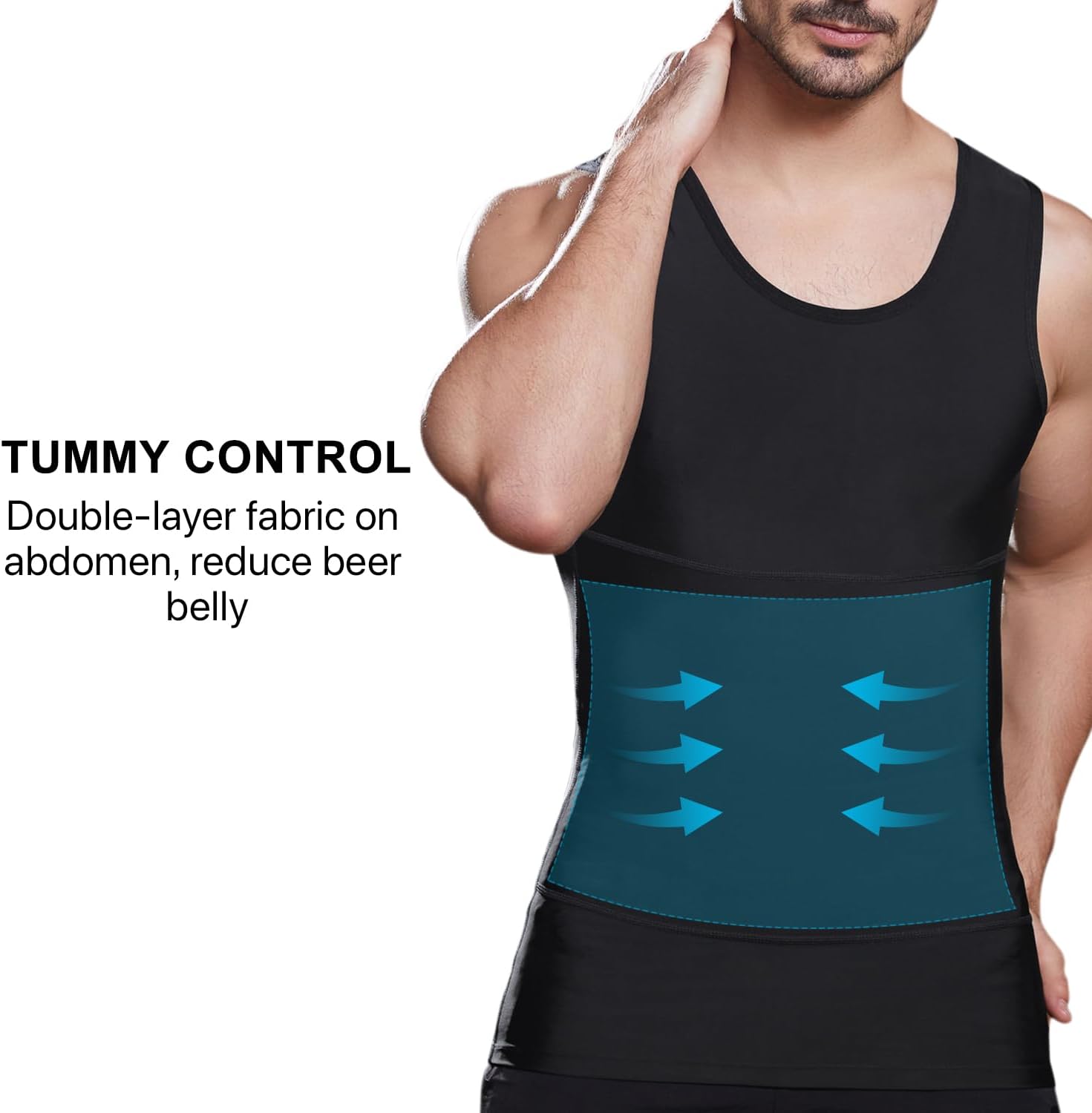 Mens Slimming Compression Shirt, Body