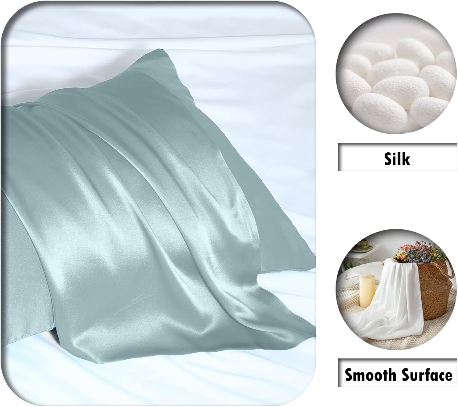Mulberry Silk Pillowcase for Hair