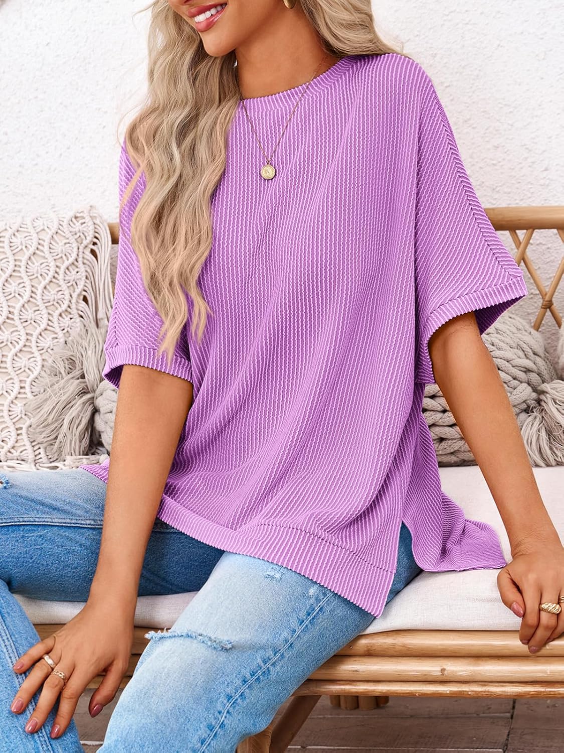 Tankaneo Womens Oversized T Shirts