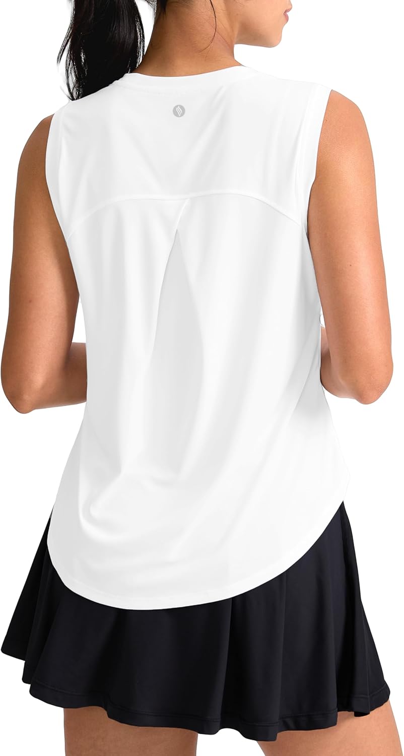 SANTINY Women's Sleeveless Workout Tops