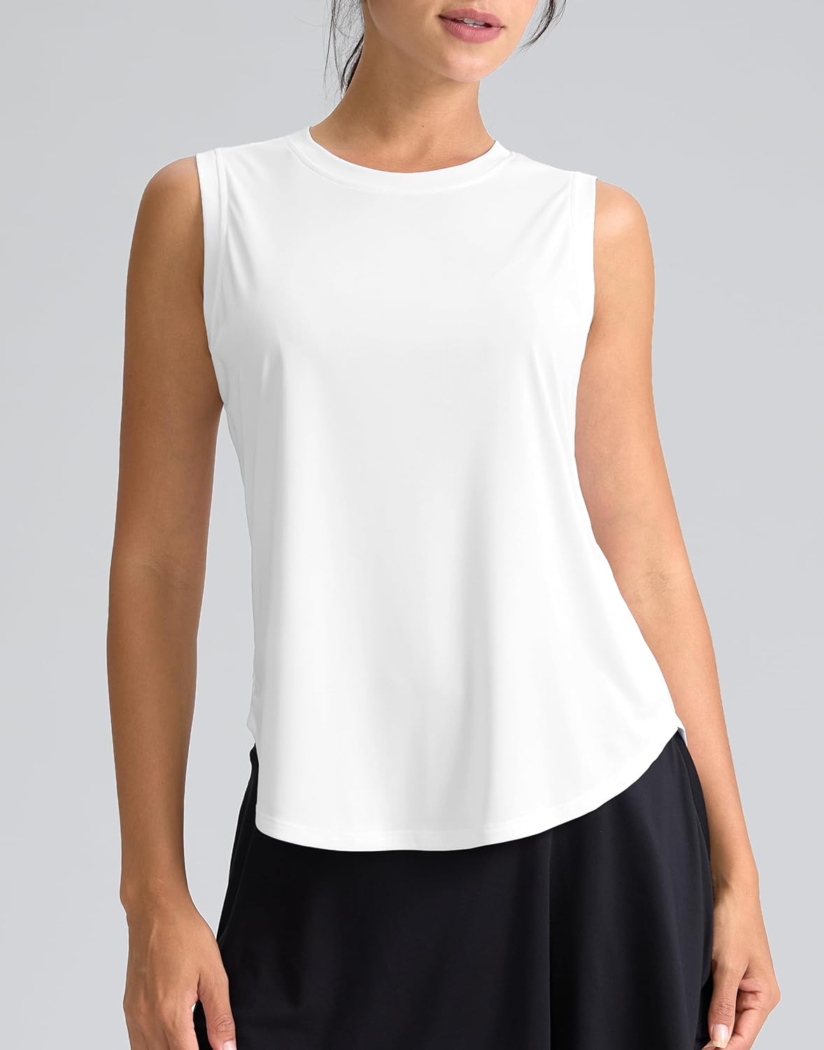 SANTINY Women's Sleeveless Workout Tops