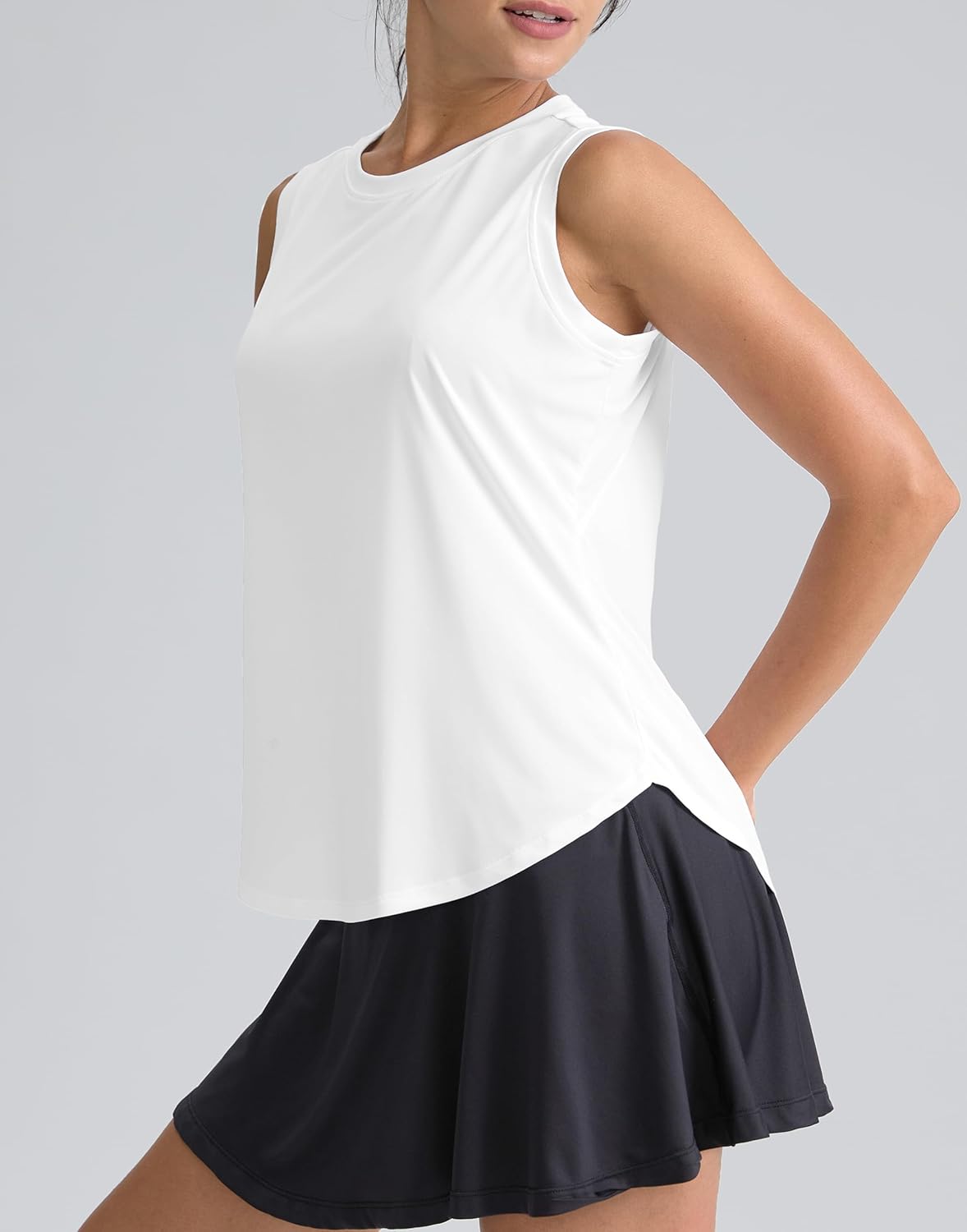 SANTINY Women's Sleeveless Workout Tops