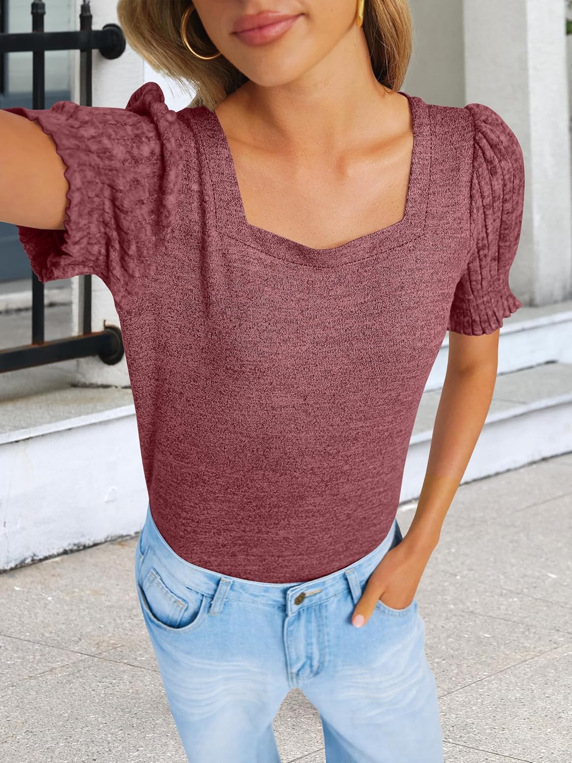 ANRABESS Womens Tops Summer Sweaters