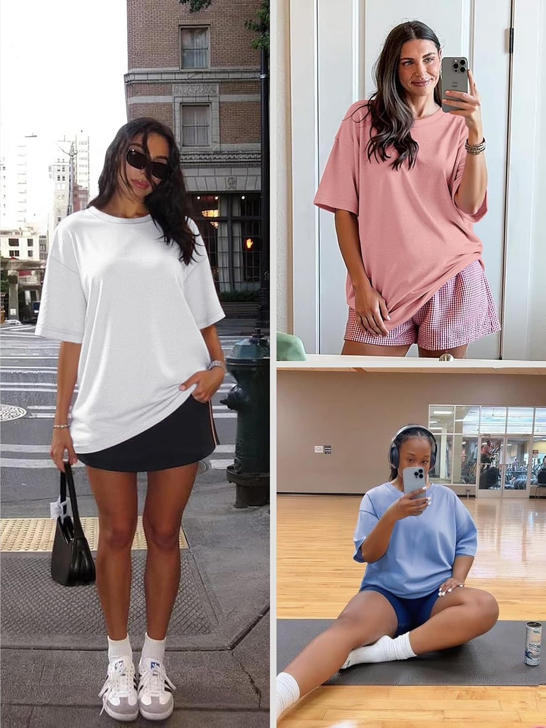 ATHMILE Womens Oversized T Shirts