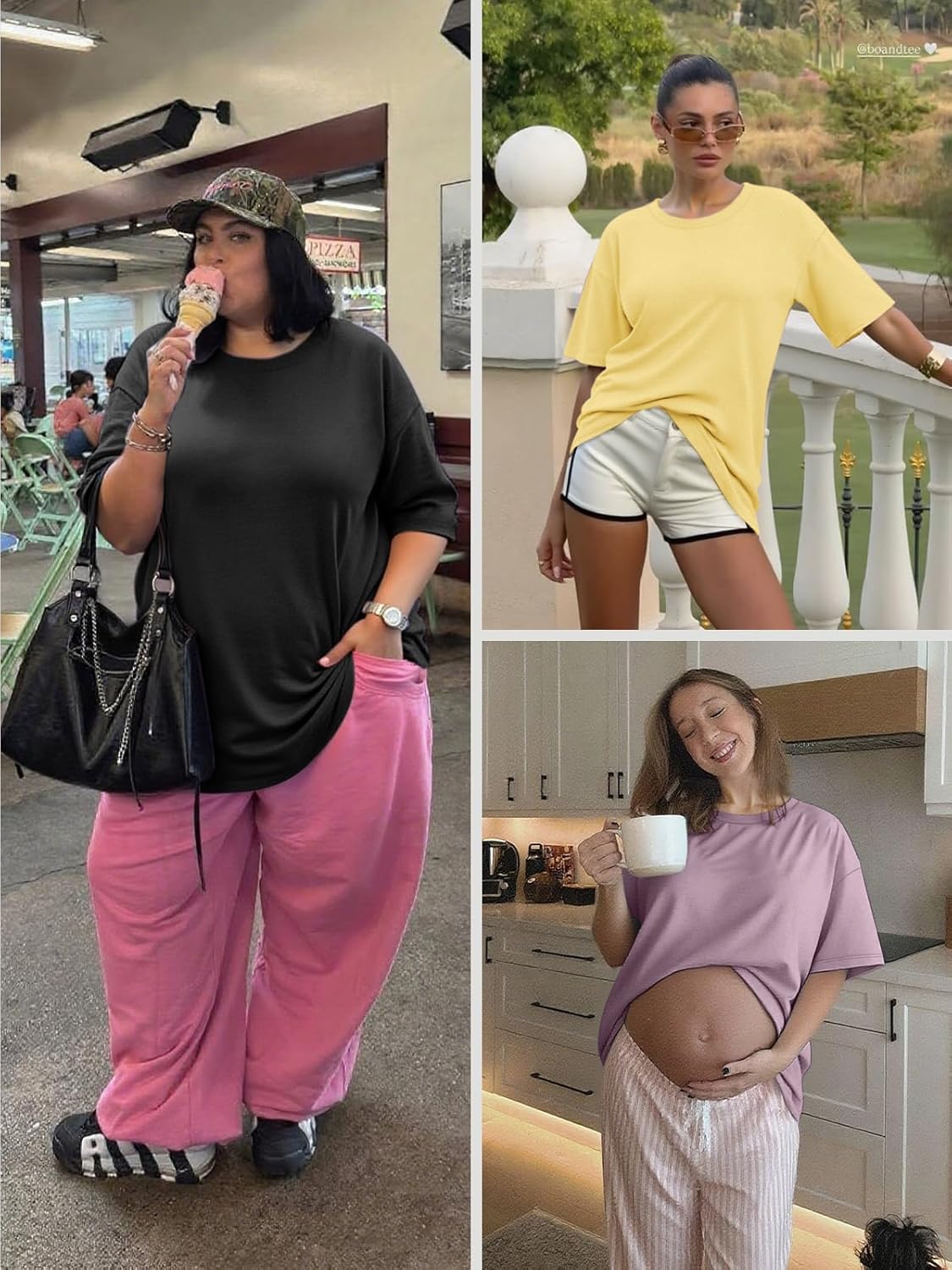 ATHMILE Womens Oversized T Shirts