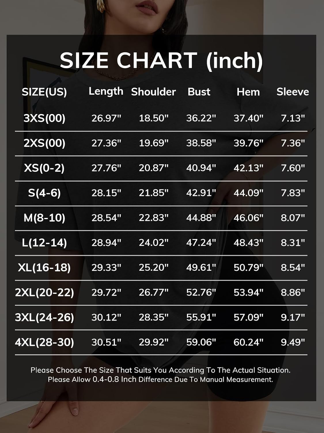 ATHMILE Womens Oversized T Shirts