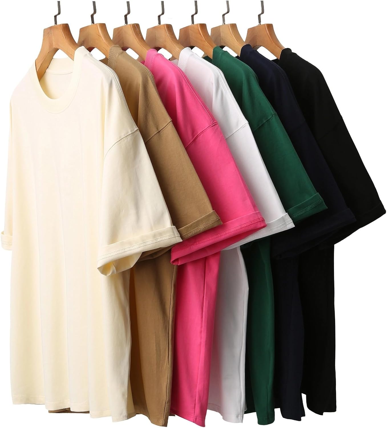 Mens Oversized T-Shirts Fashion Loose