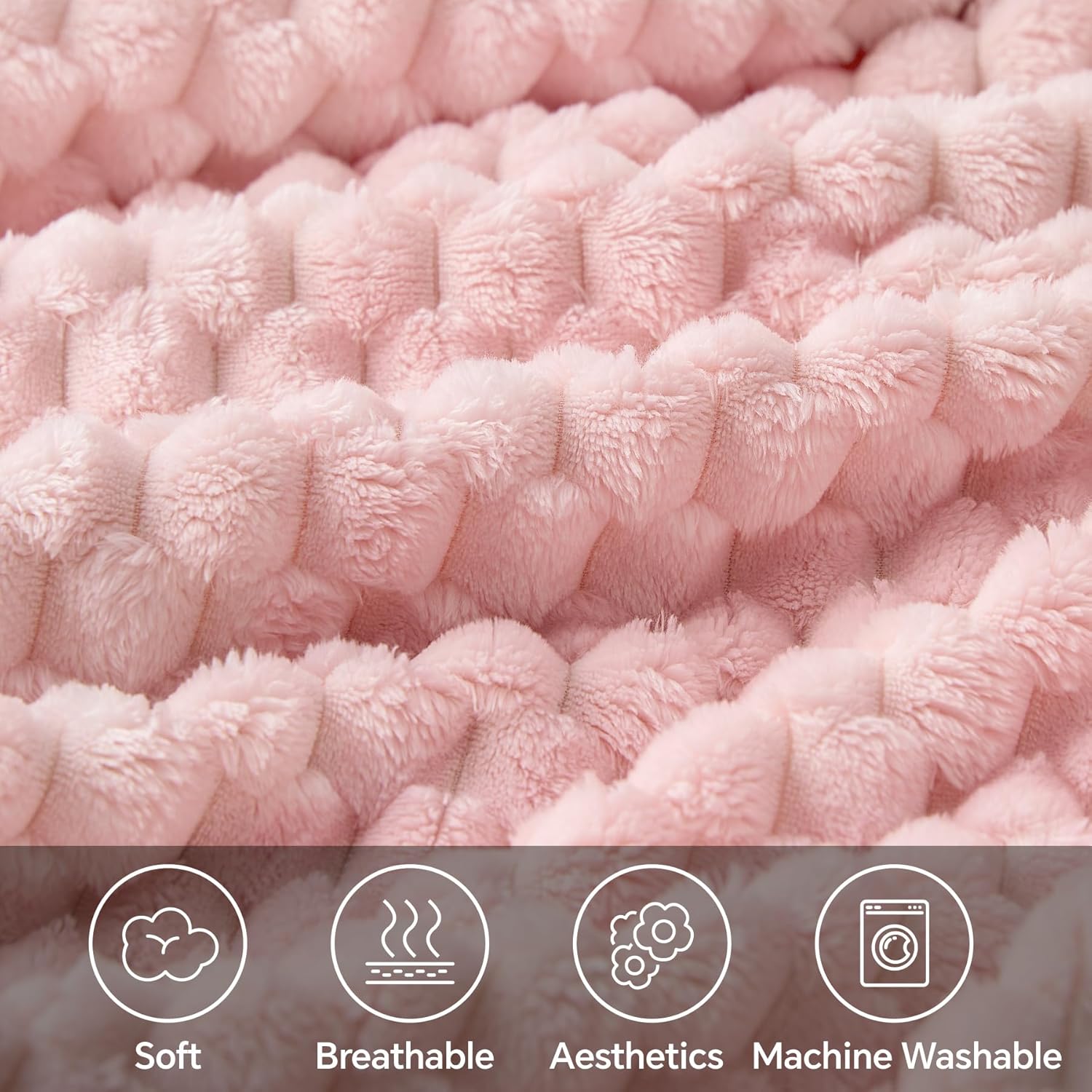 BEDELITE Fleece Decorative Blanket