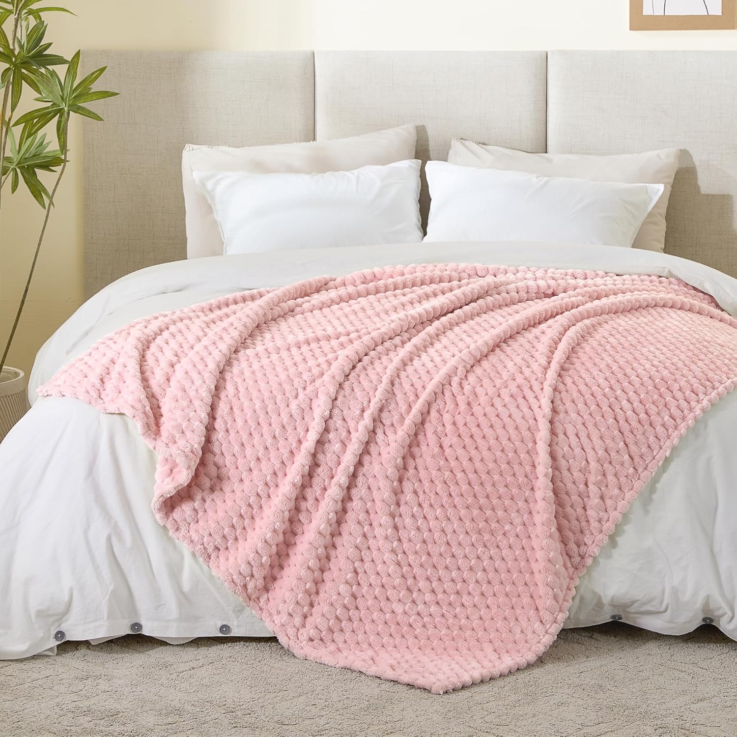 BEDELITE Fleece Decorative Blanket