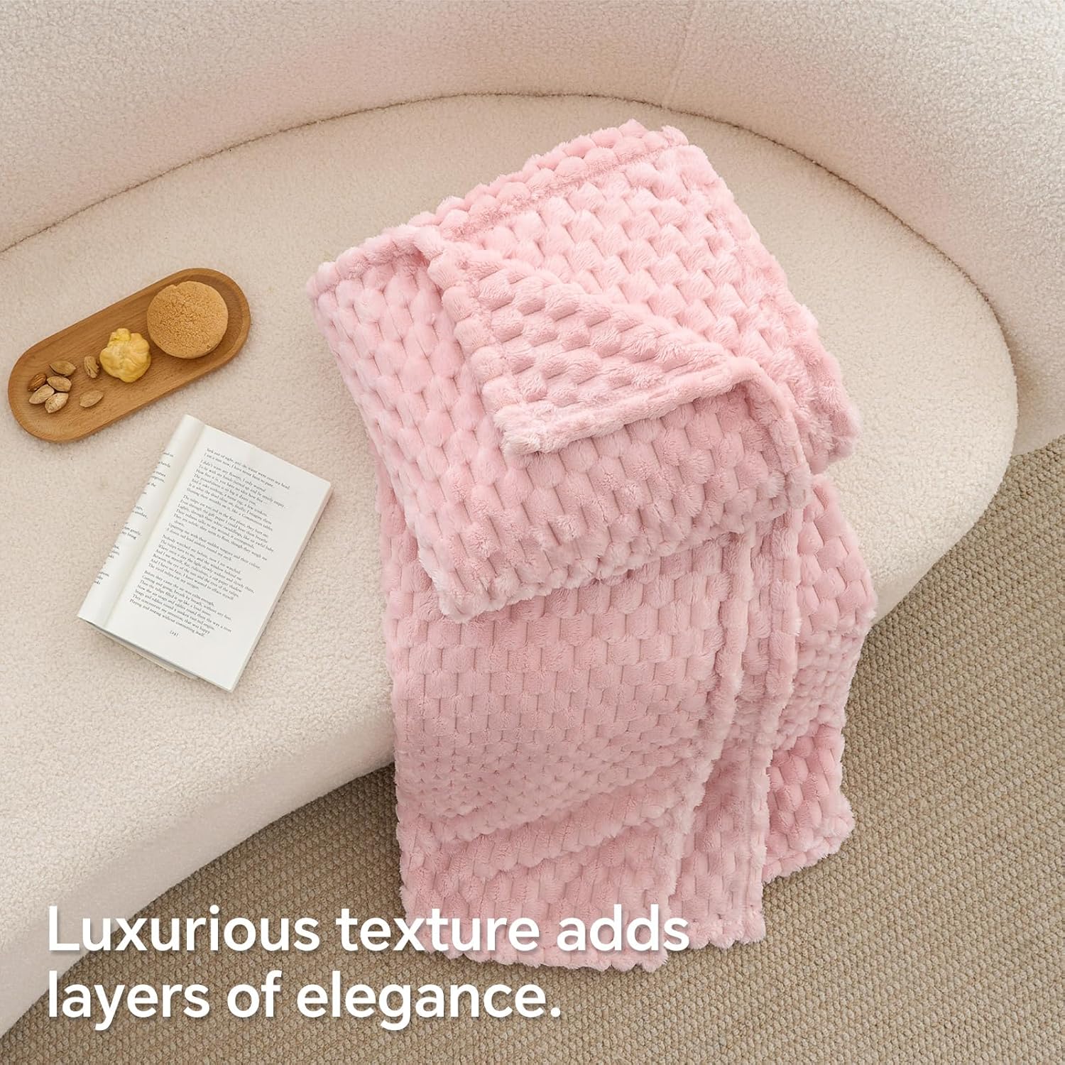 BEDELITE Fleece Decorative Blanket