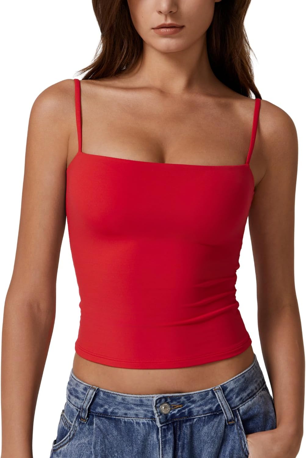 QINSEN Women's Double Lined Basic