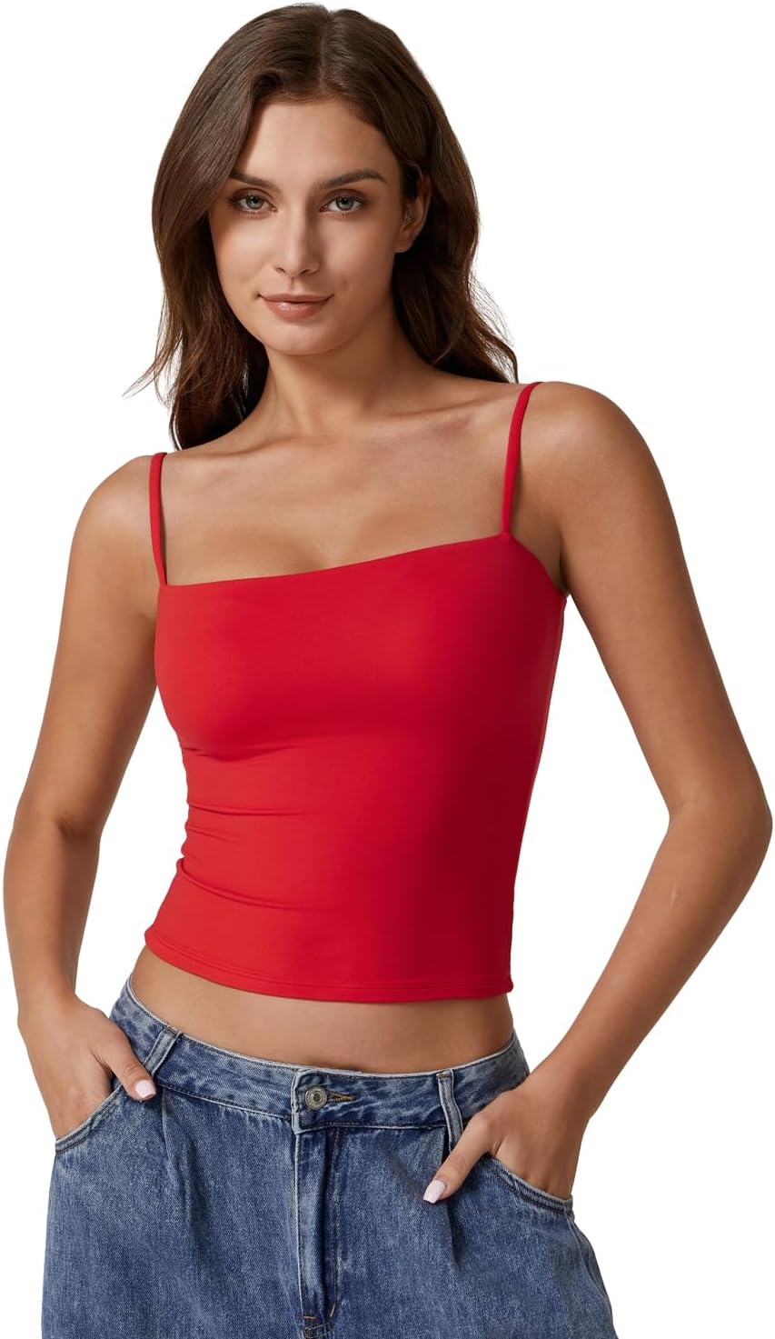 QINSEN Women's Double Lined Basic