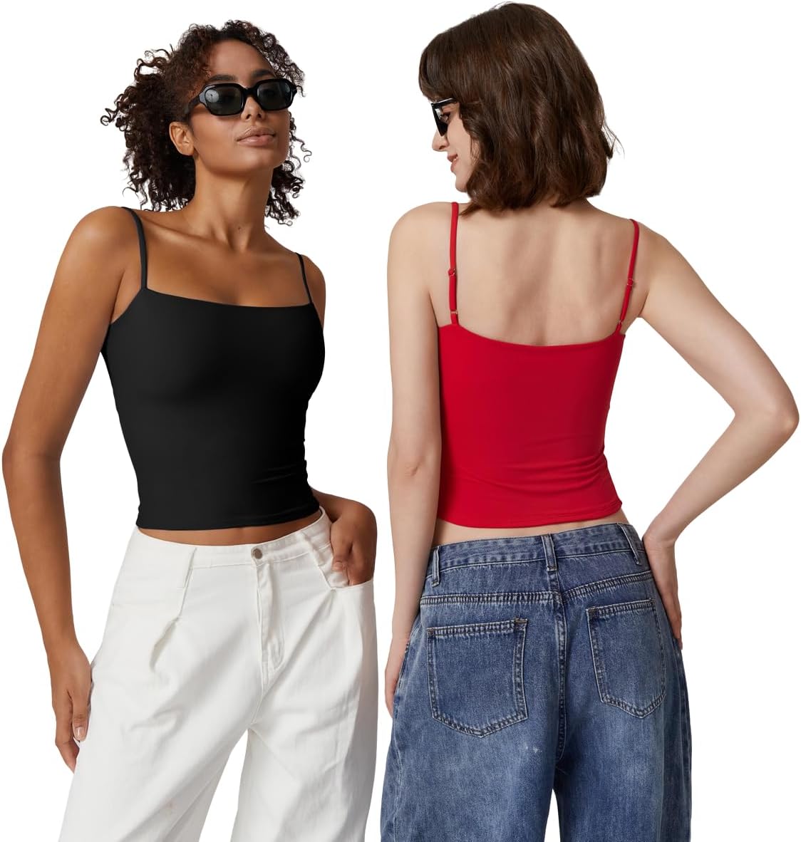 QINSEN Women's Double Lined Basic
