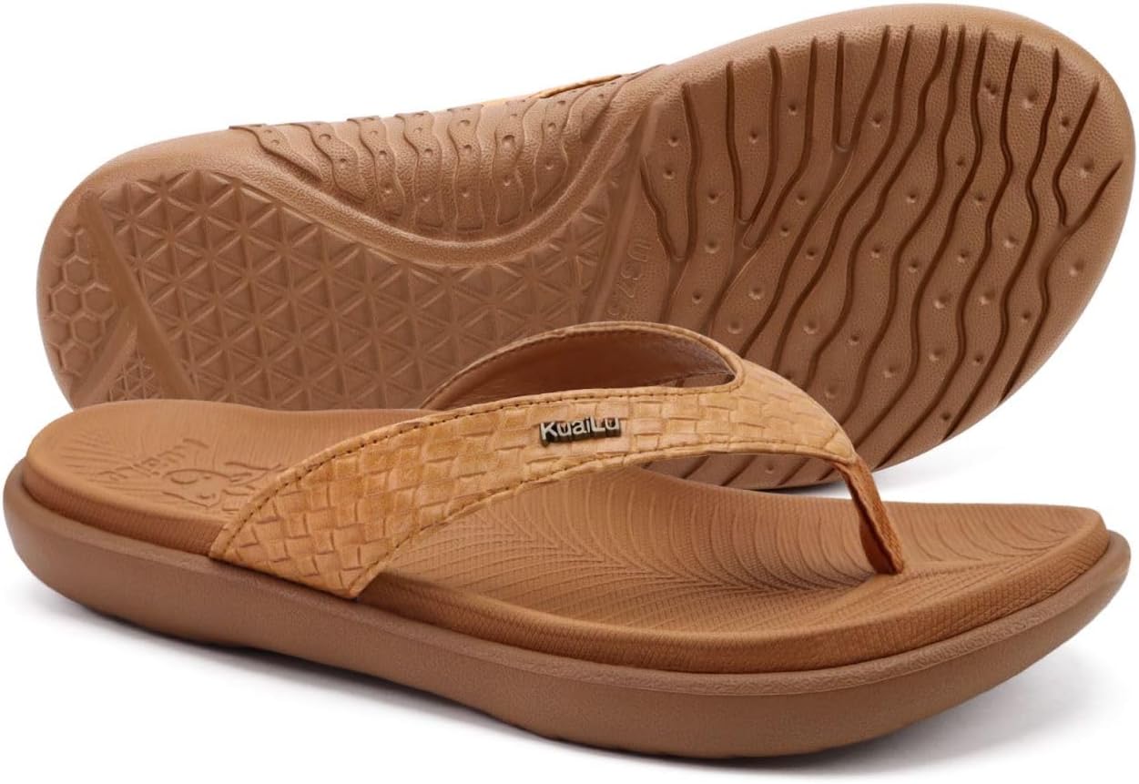 KuaiLu Womens Flip Flops Arch