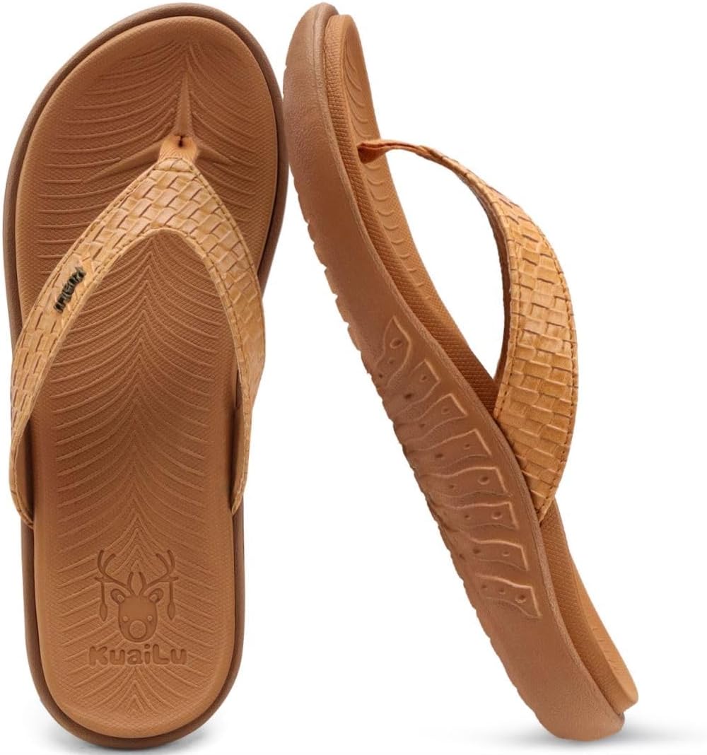 KuaiLu Womens Flip Flops Arch