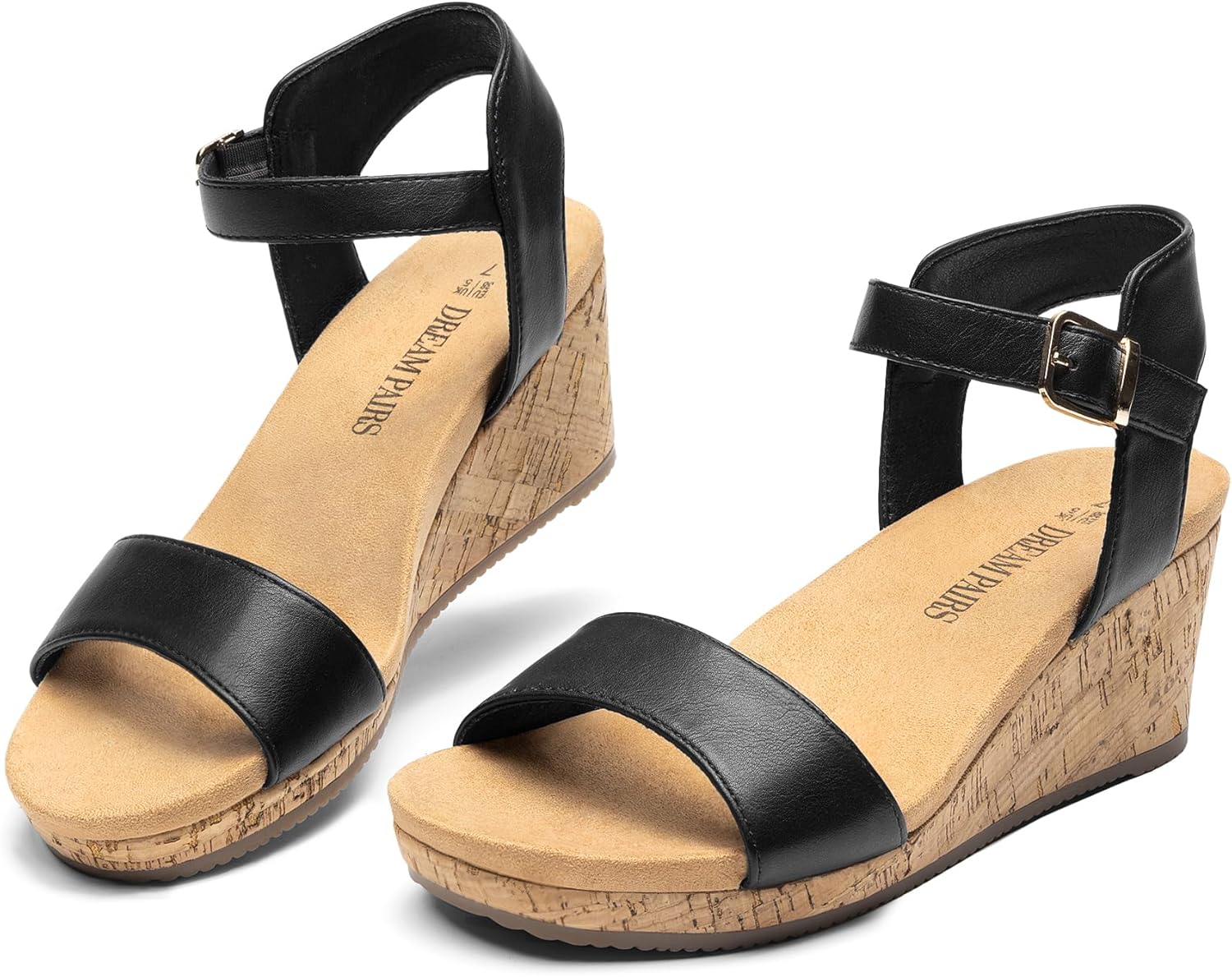 DREAM PAIRS Women's Open Toe