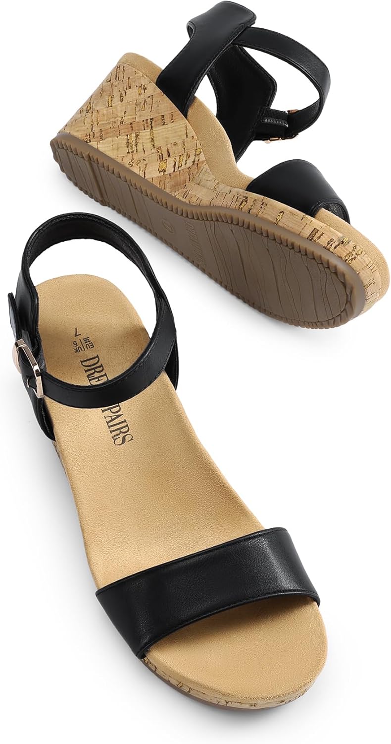 DREAM PAIRS Women's Open Toe