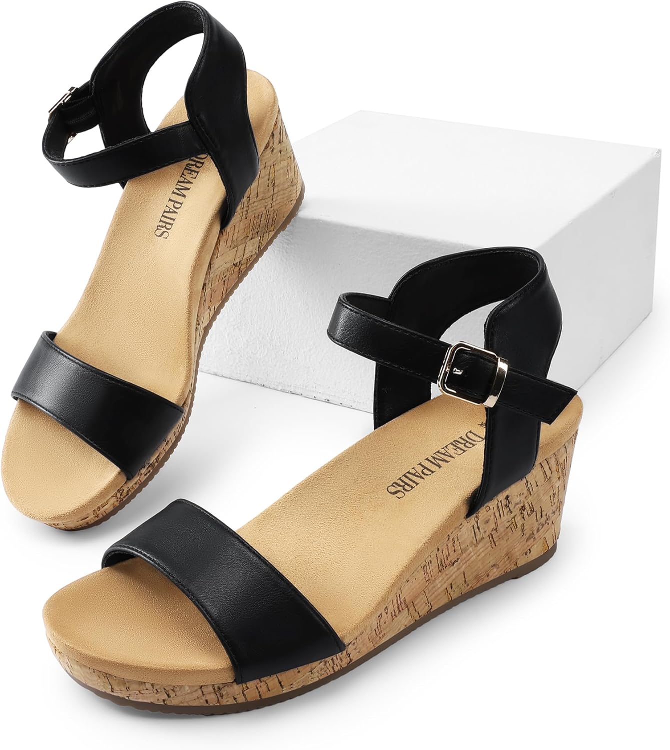 DREAM PAIRS Women's Open Toe