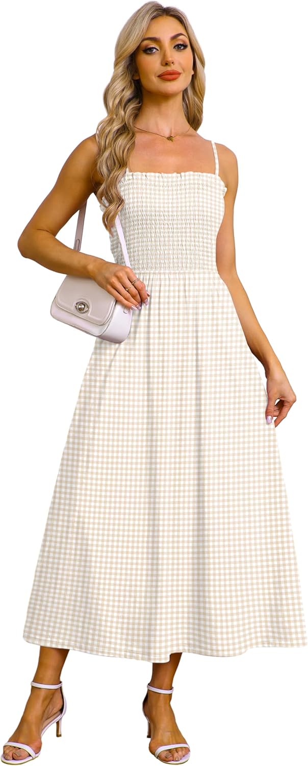 OFEEFAN Womens Spaghetti Strap Maxi