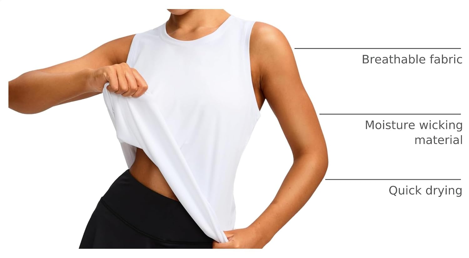 Women's Workout Tops Racerback Athletic