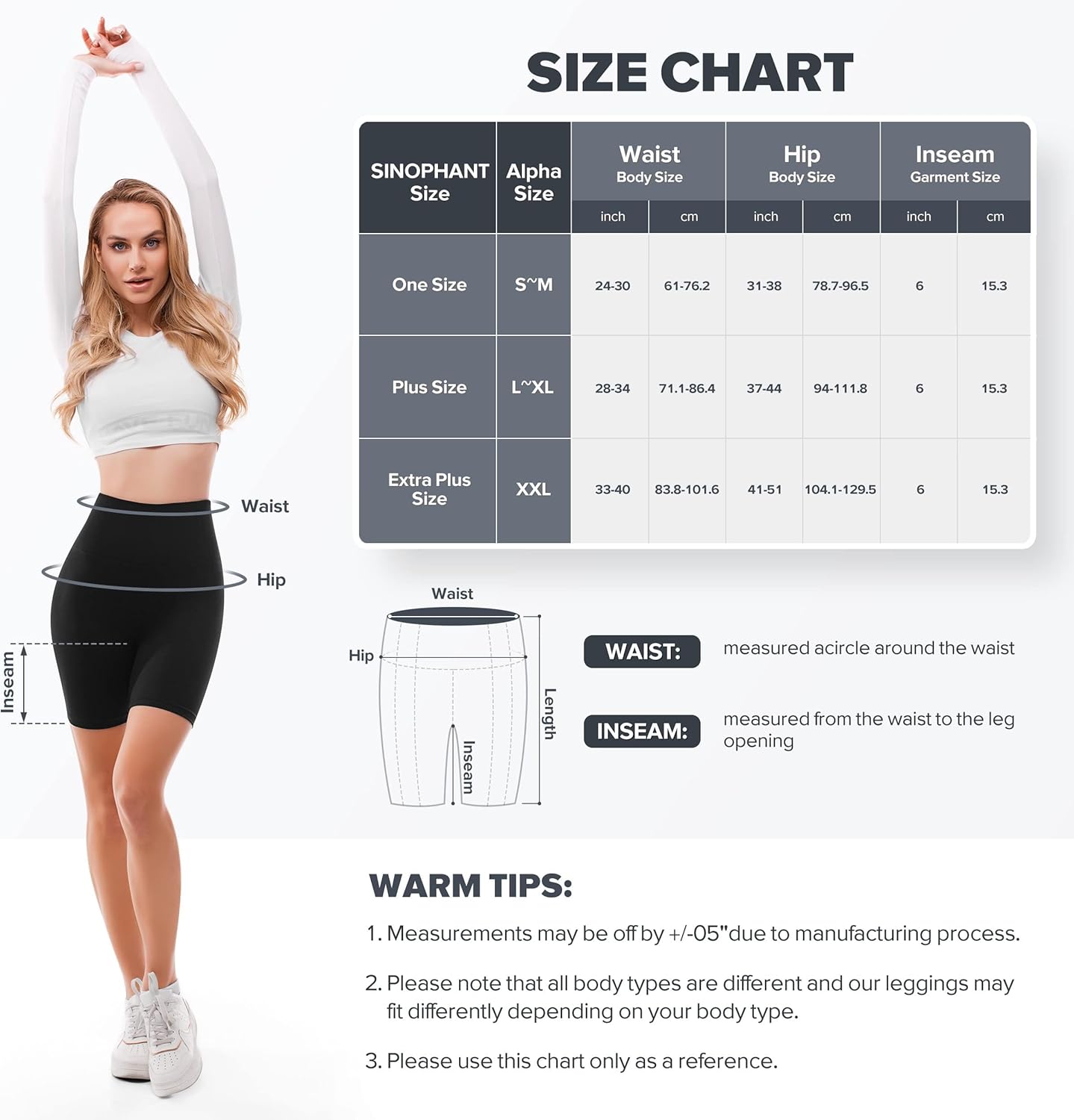 SINOPHANT High Waisted Women Biker