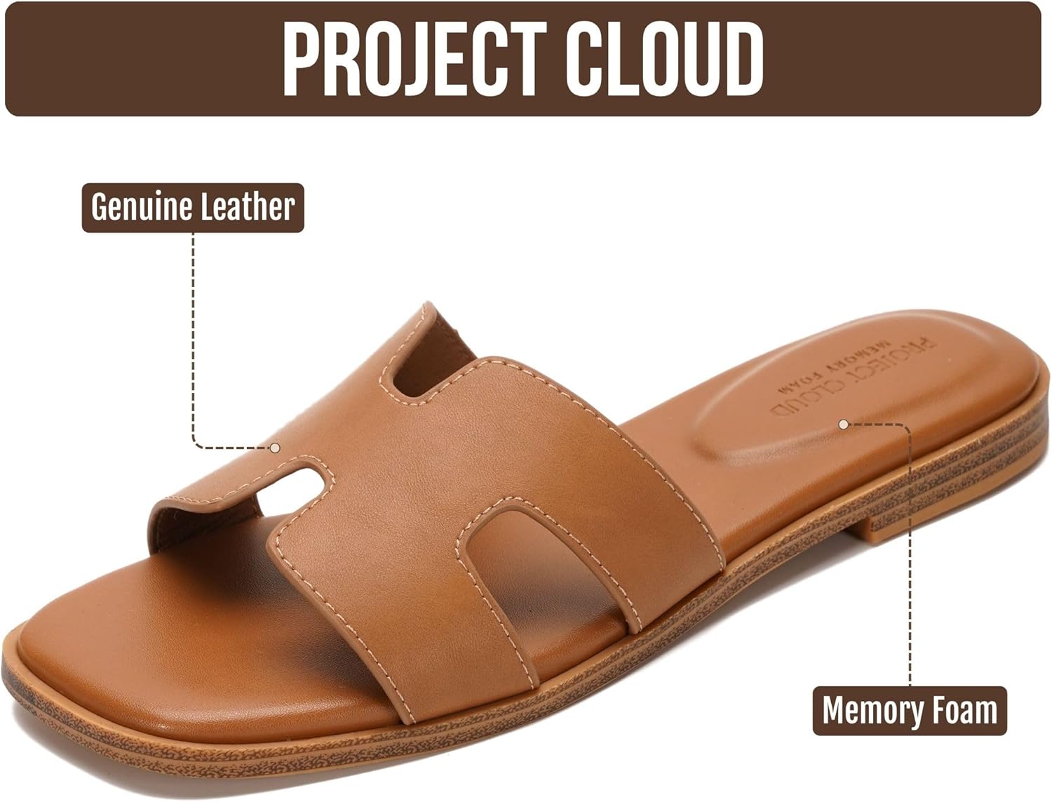 Project Cloud 100% Genuine Leather