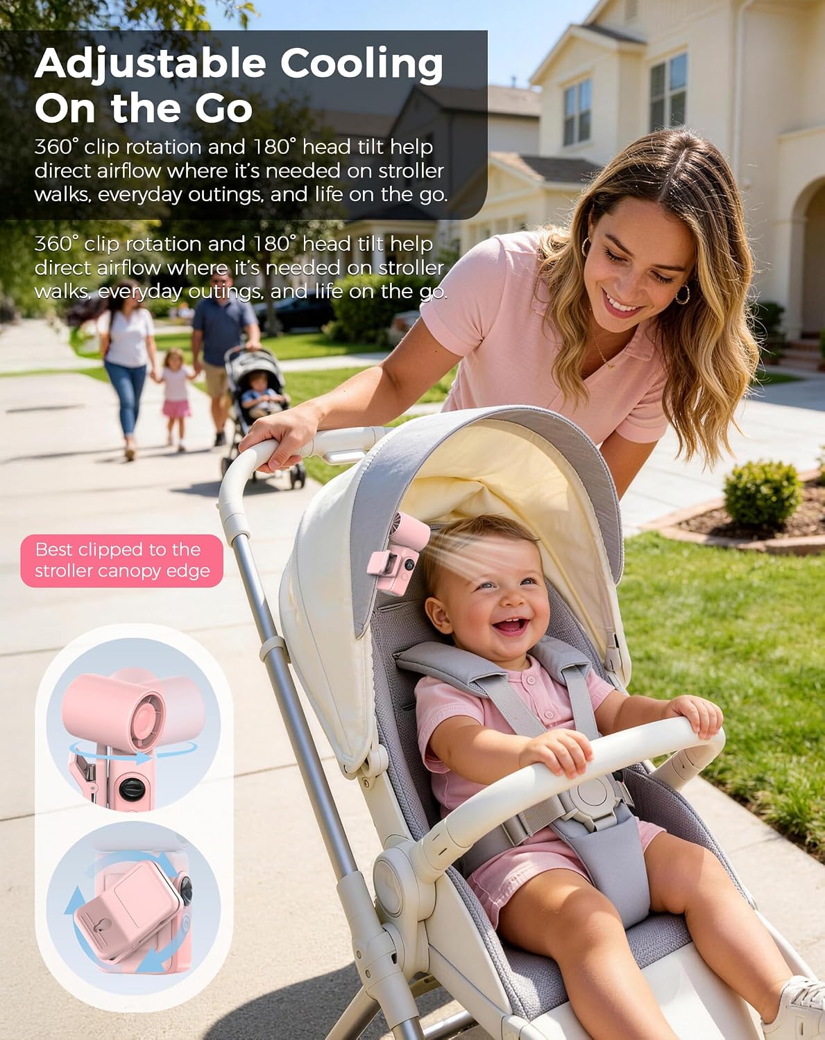 Hotsales Clip-On Portable Fan