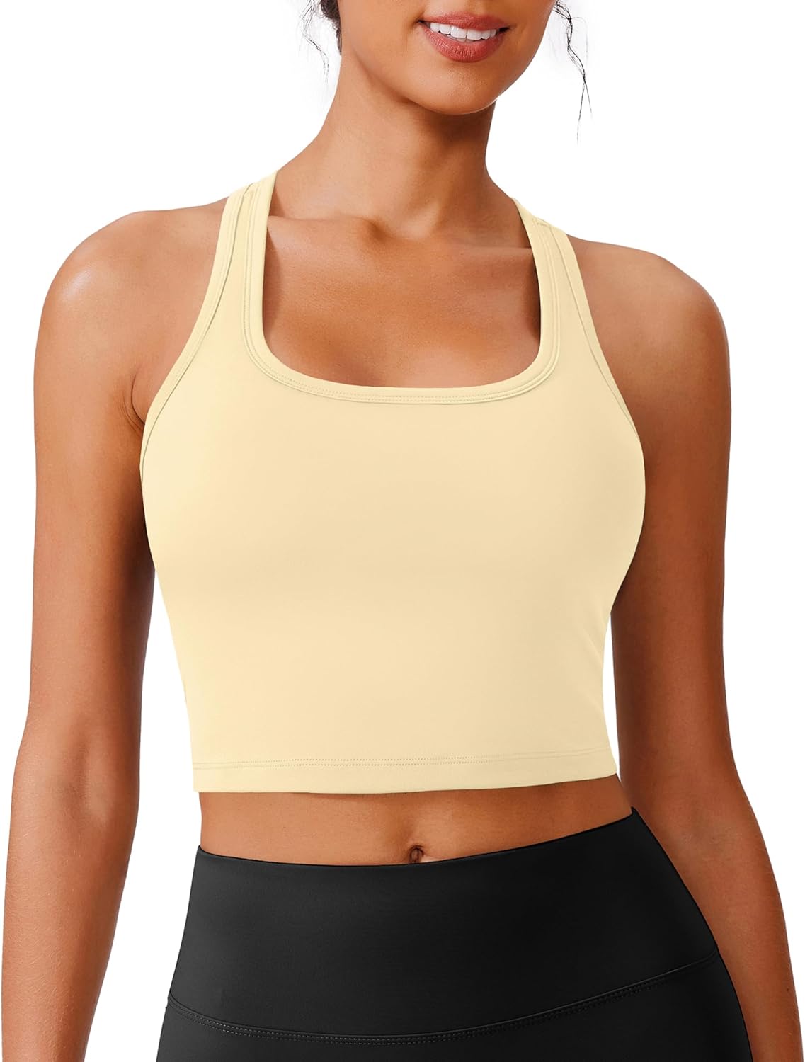PINSPARK Sports Bra Longline Racerback