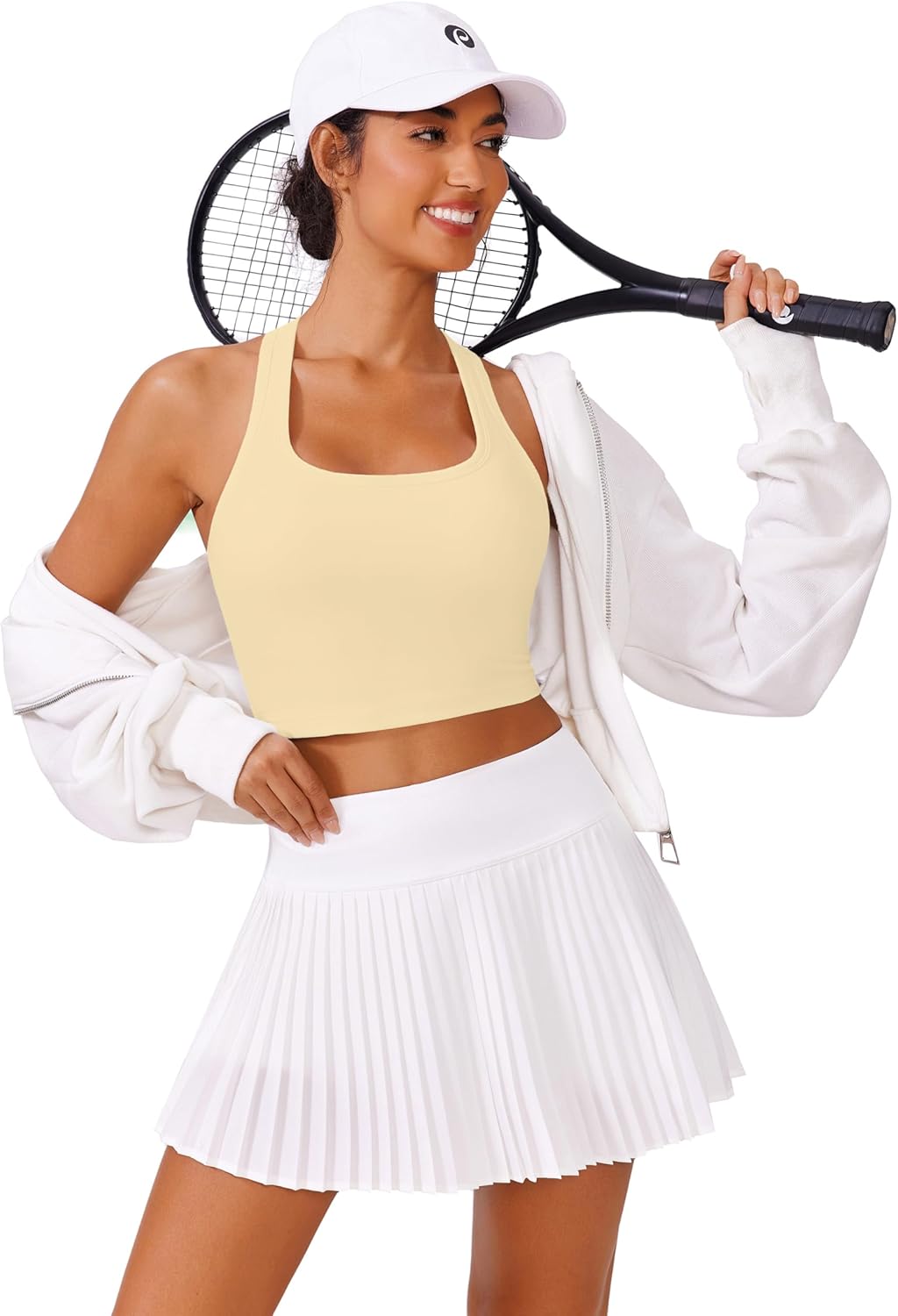 PINSPARK Sports Bra Longline Racerback