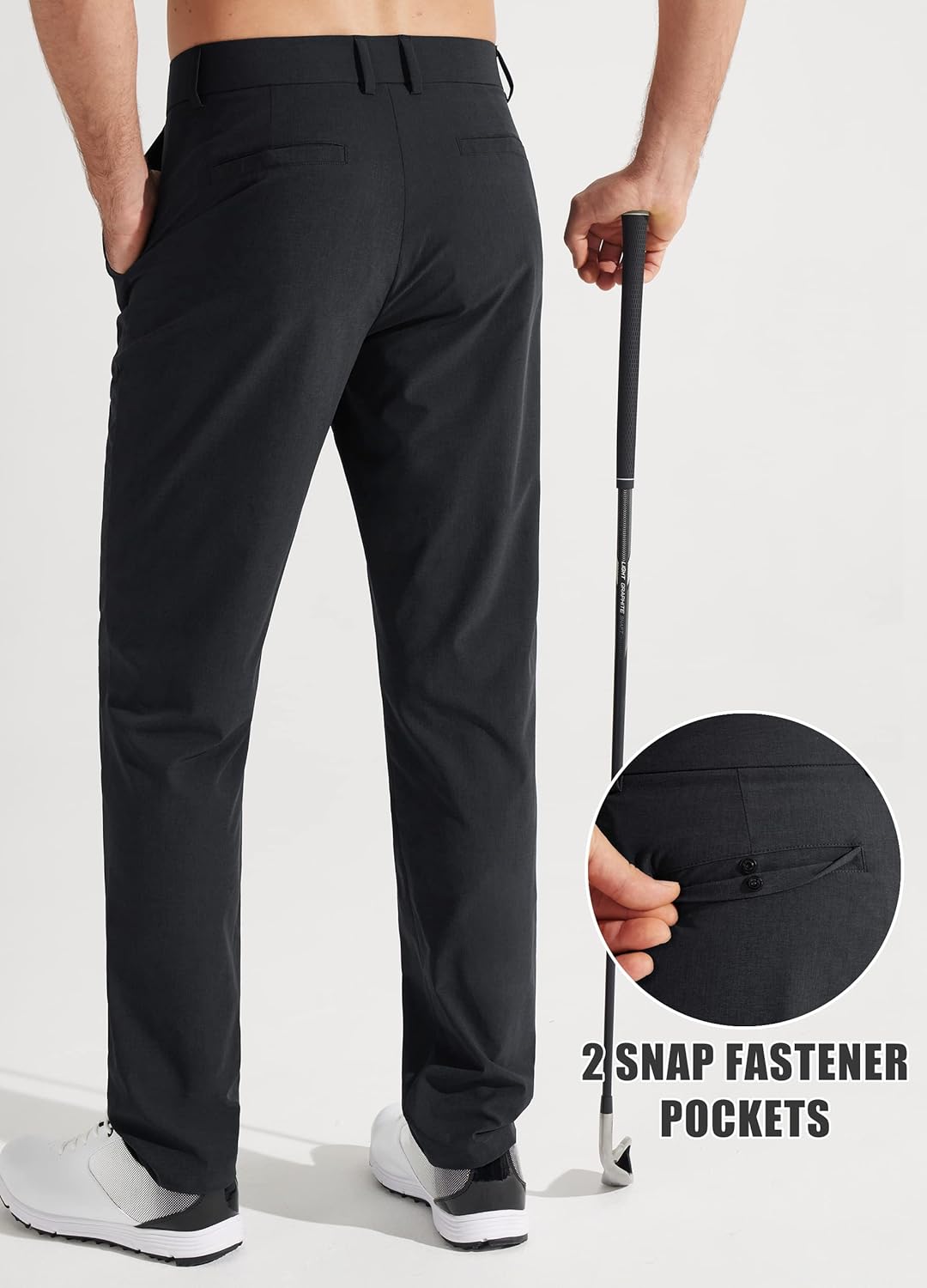 Libin Mens Golf Pants Stretch