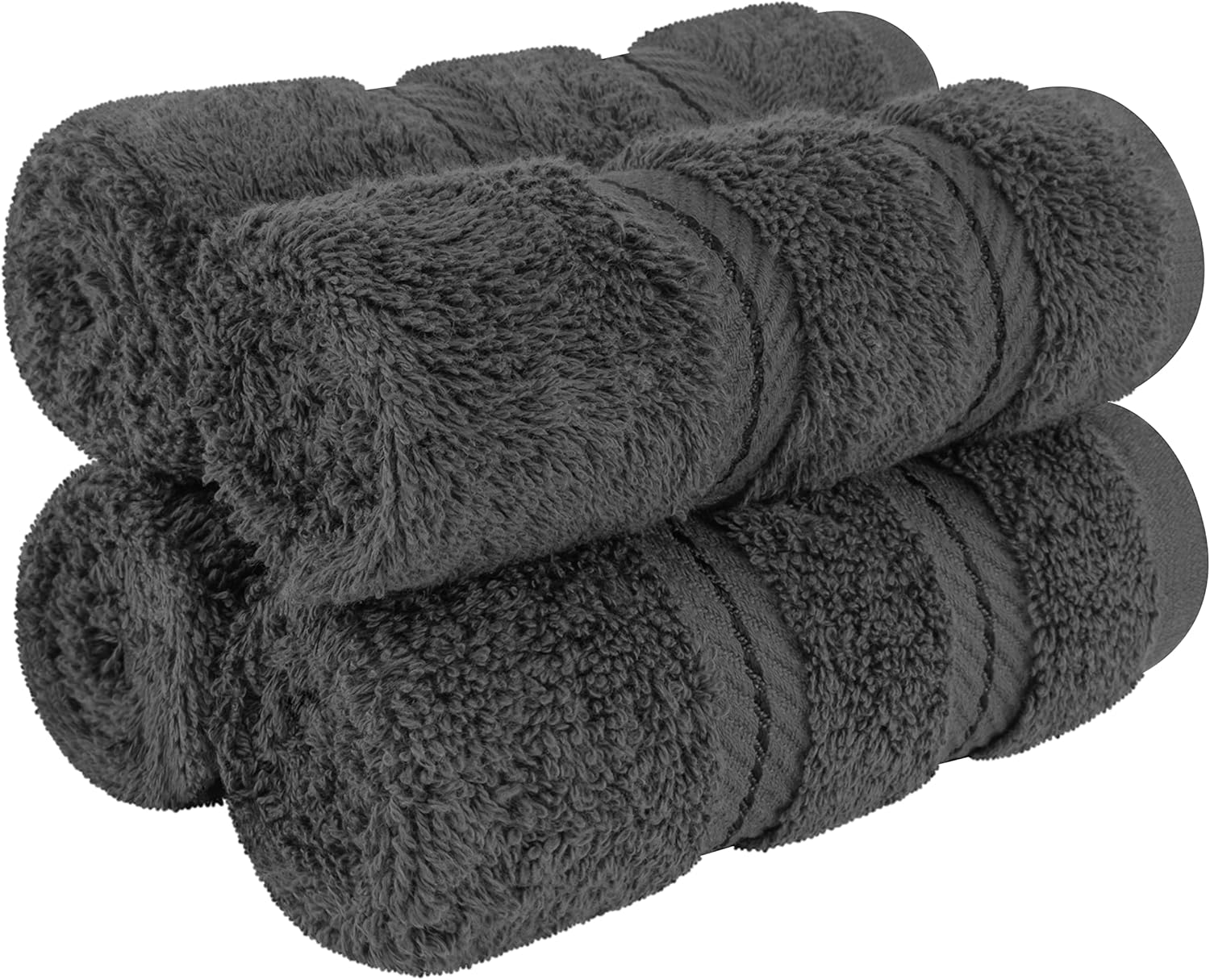 American Soft Linen 100% Cotton Luxury Turkish Towels, 4 PC Washcloth Set | Soft Absorbent Quick Dry OEKO Tex Standard 100 Certificated Durable Machine Washable Breathable Premium Hotel Quality