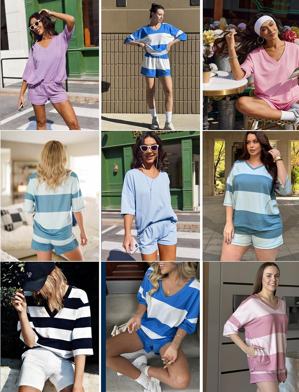 Ekouaer Two Piece Sets