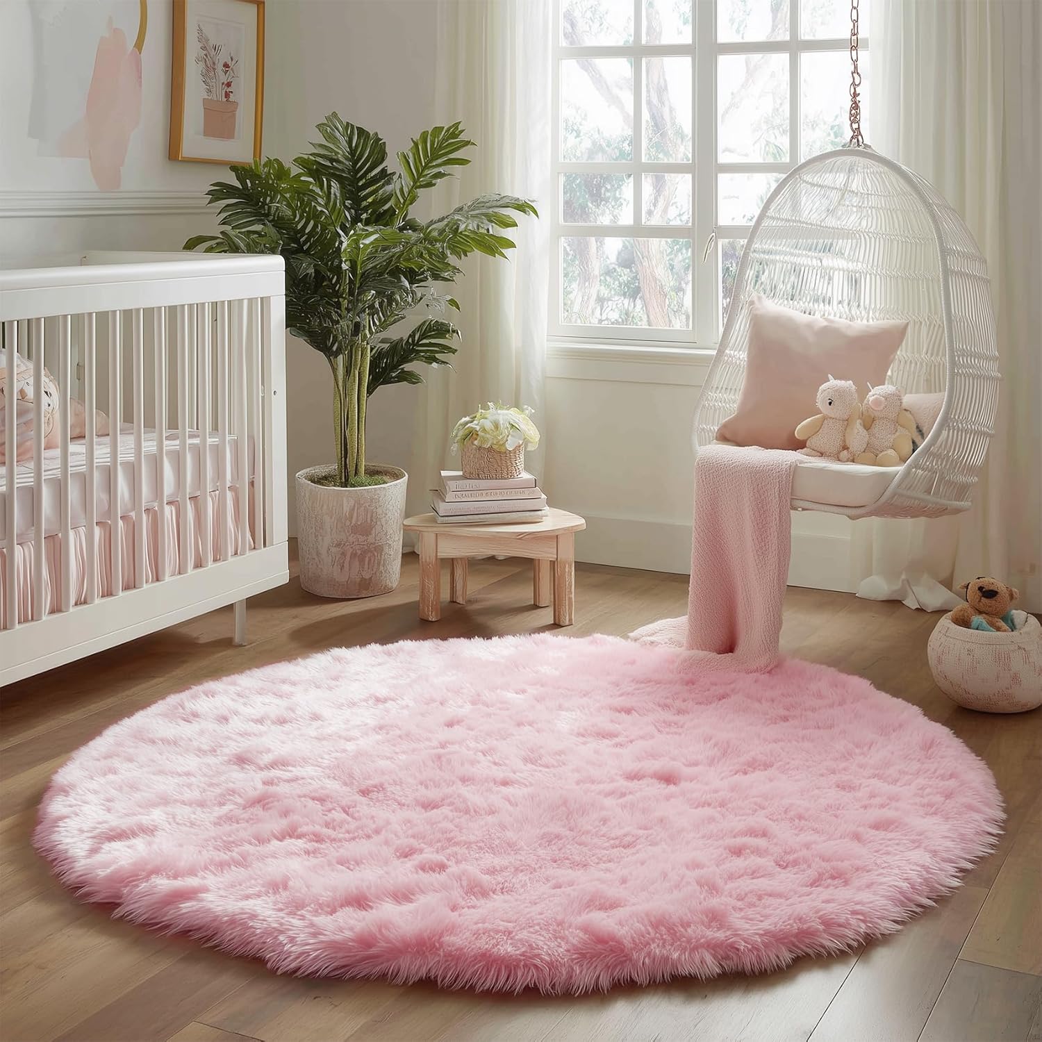 Amdrebio Light Pink Round Circle