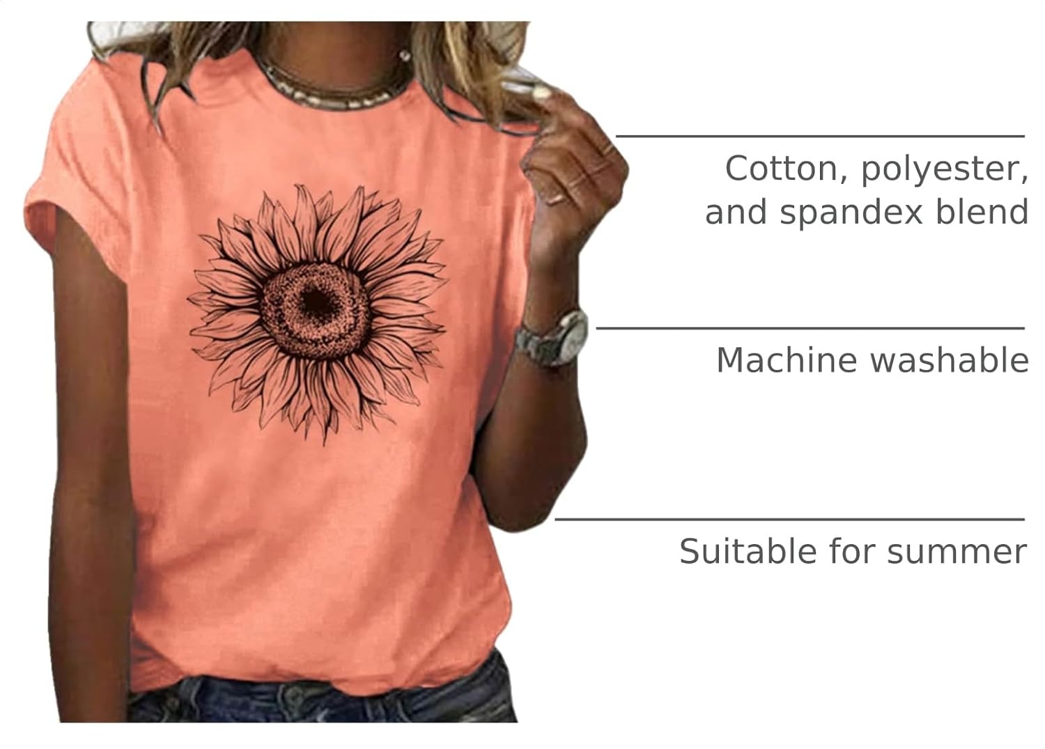 Cicy Bell Women's Summer Tshirts