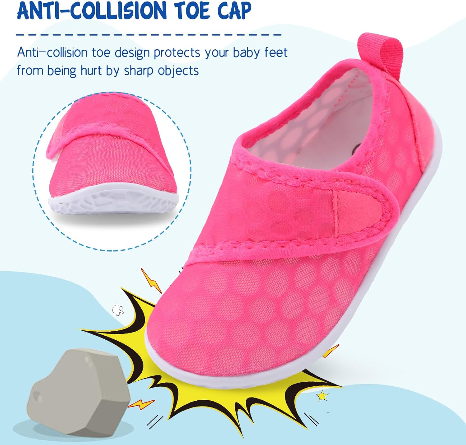 LeIsfIt Toddler Water Shoes Boys